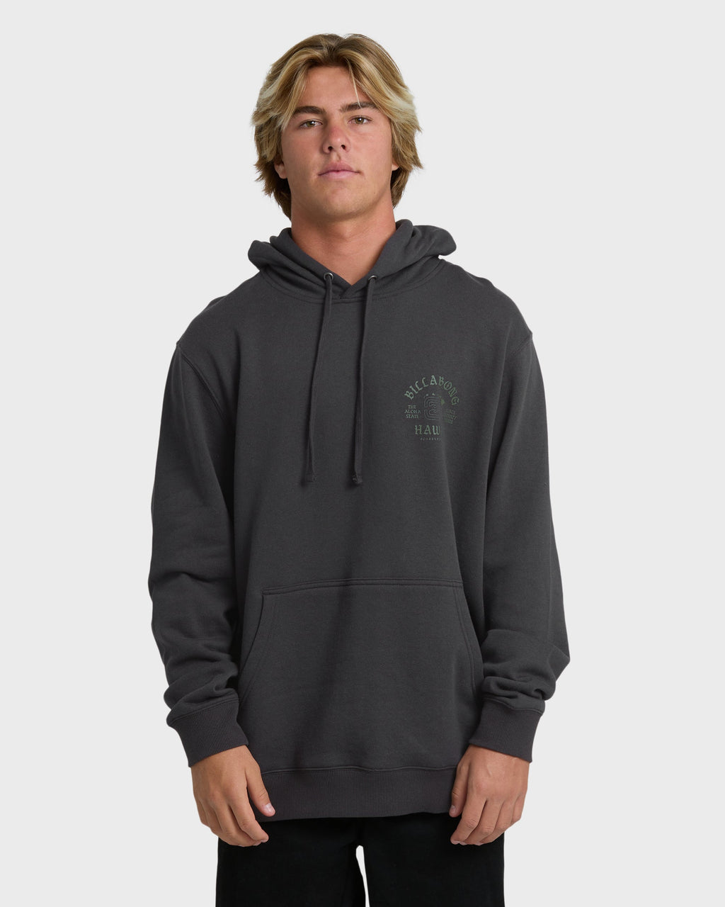 Billabong Island Chain Hawaii Pullover Hoodie - Black