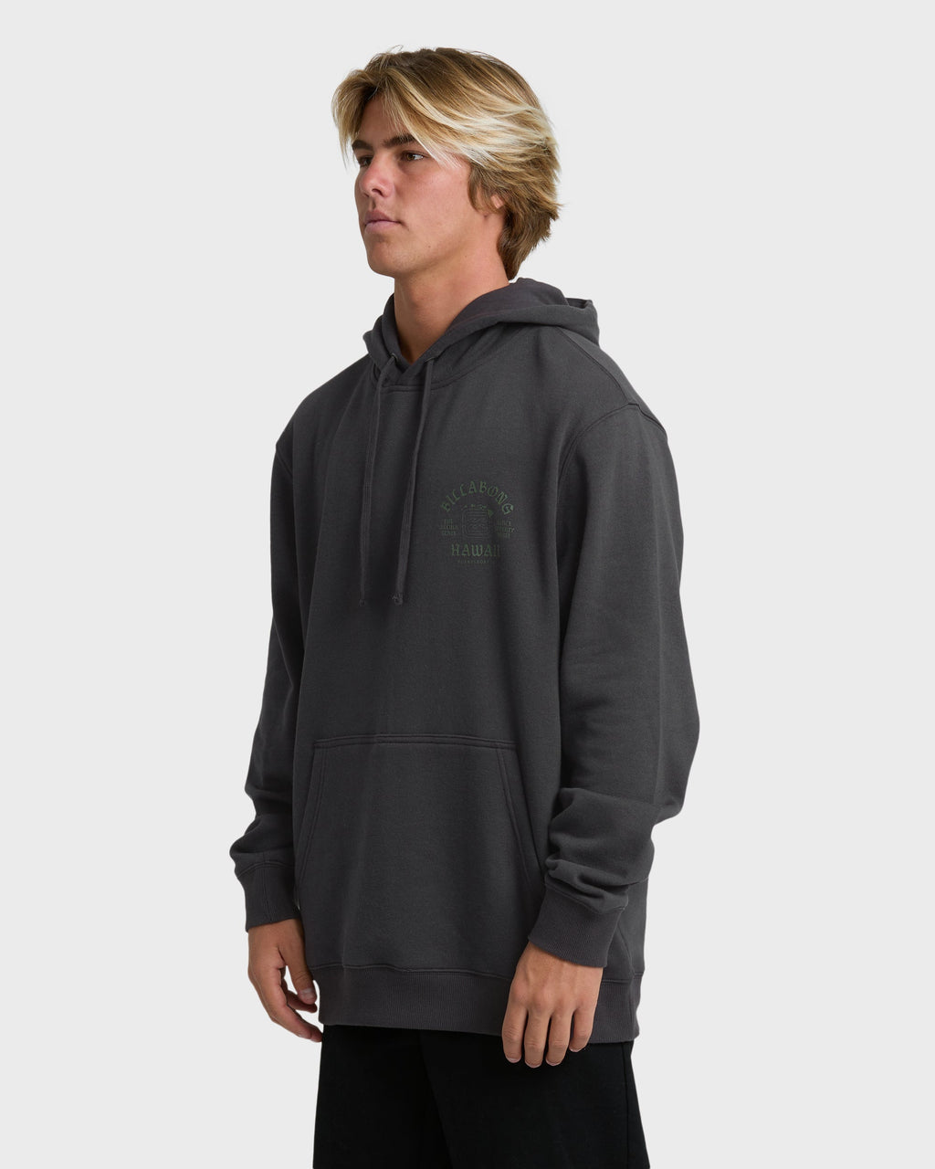 Billabong Island Chain Hawaii Pullover Hoodie - Black