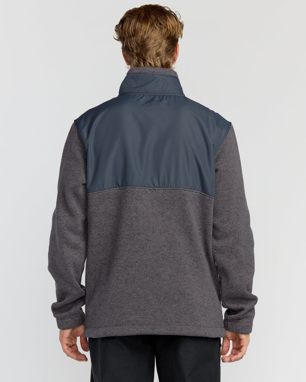 Billabong Boundary Blocked Mockneck Sweatshirt - Dusty Purple