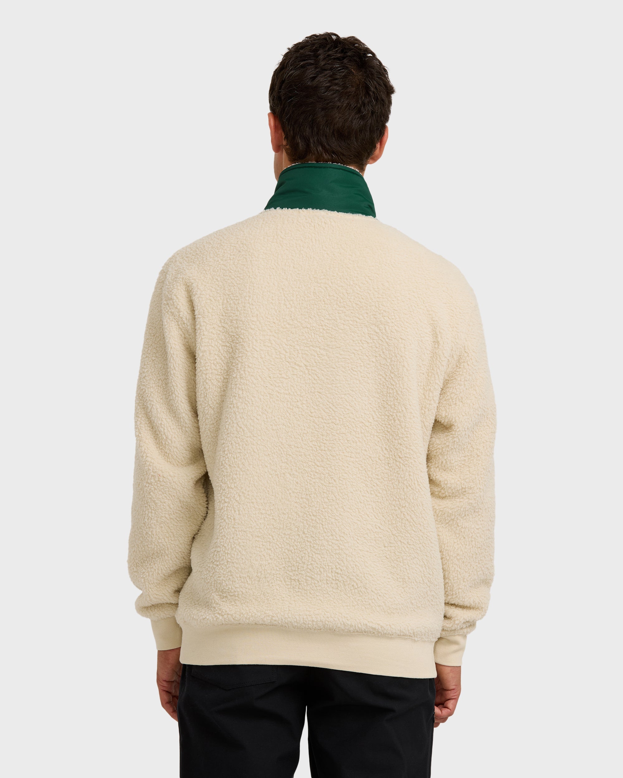 Billabong Salinity Now Boundary Mock Neck Sweatshirt - Chino