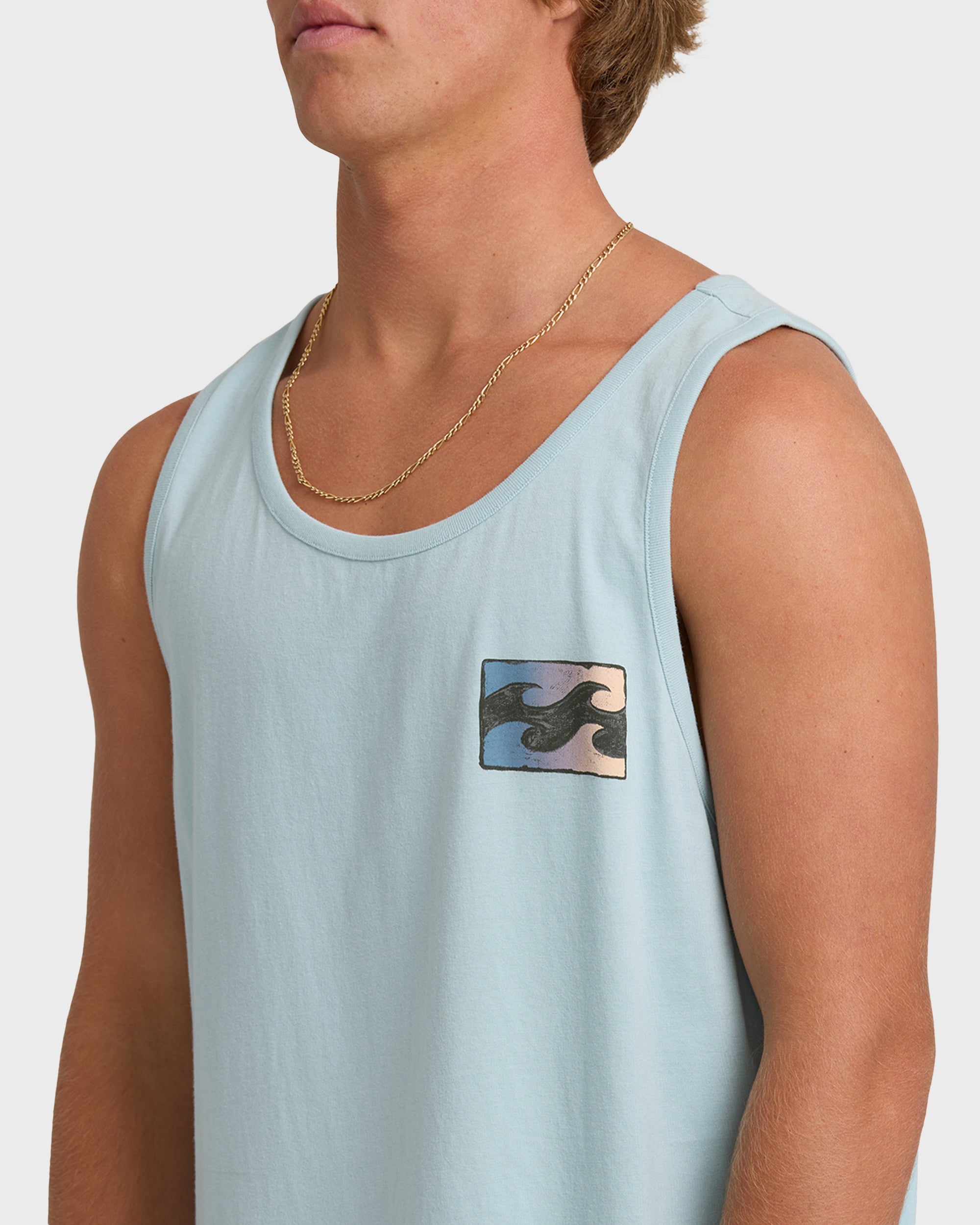 Billabong Crayon Wave Tank - Dusty Blue
