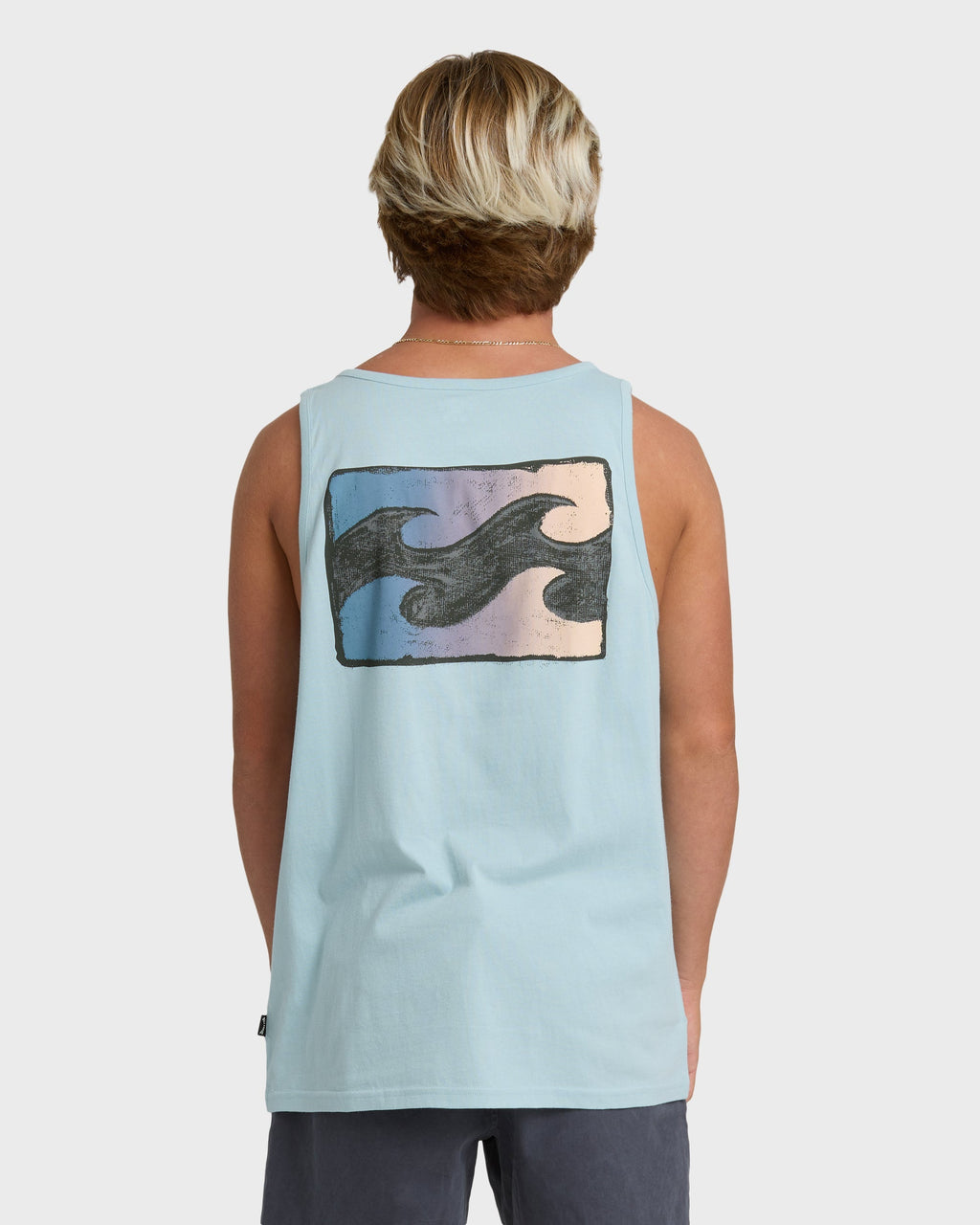 Billabong Crayon Wave Tank - Dusty Blue