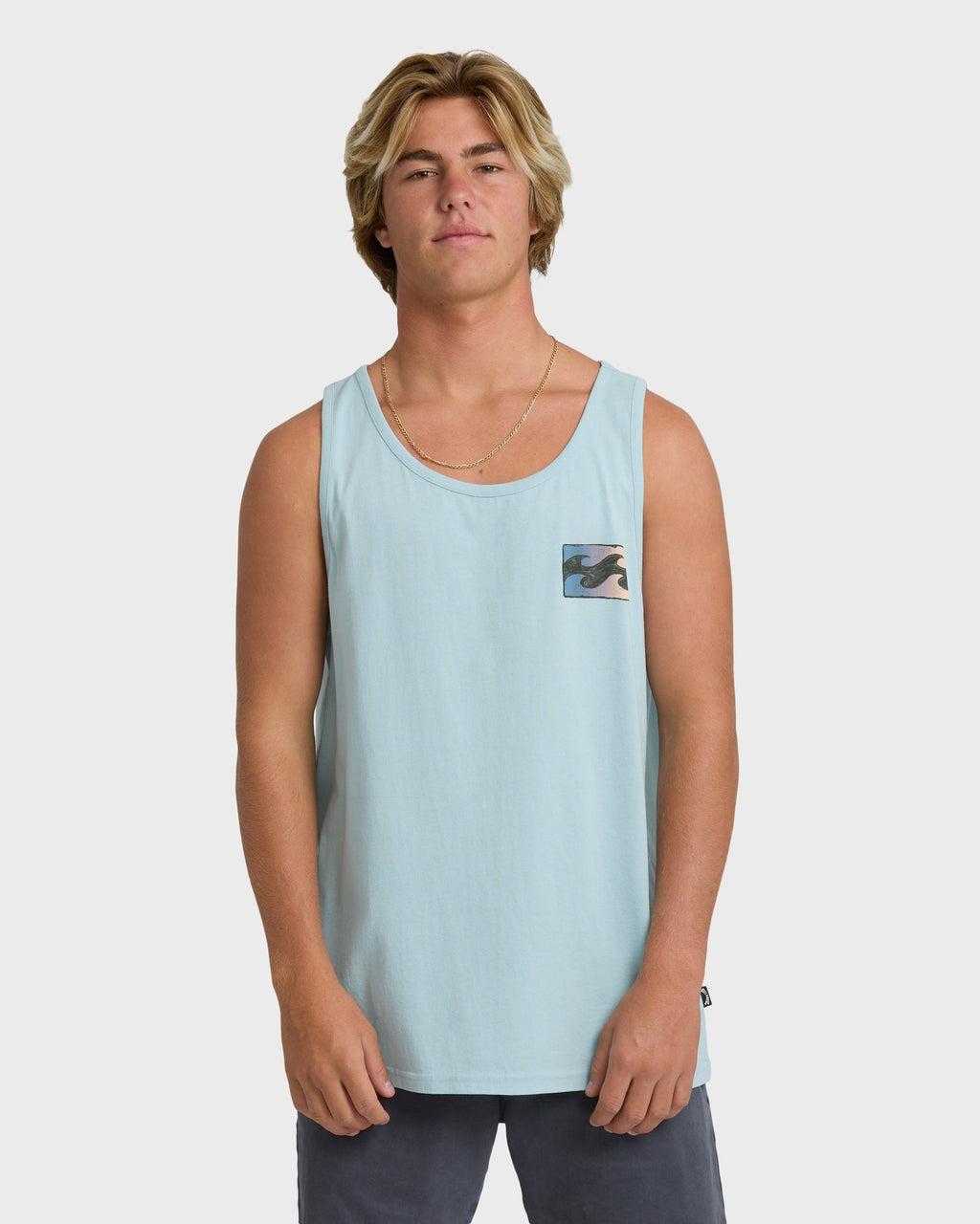 Billabong Crayon Wave Tank - Dusty Blue