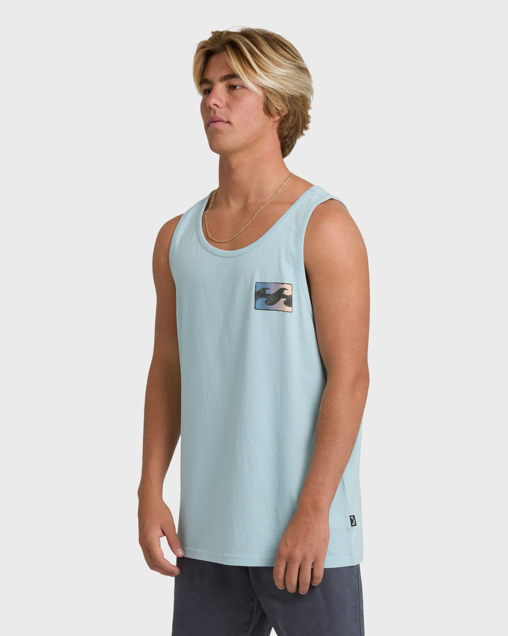 Billabong Crayon Wave Tank - Dusty Blue