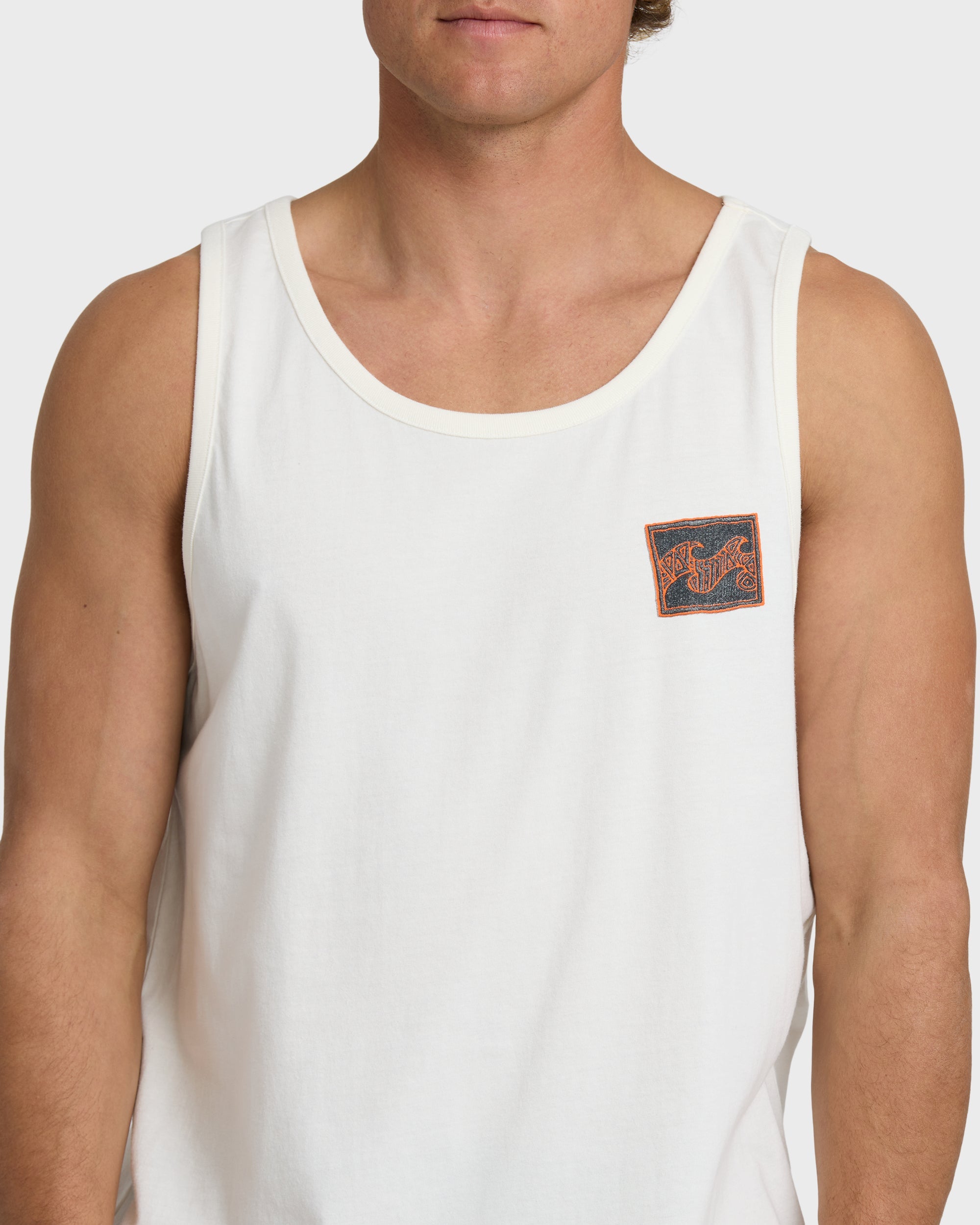 Billabong Crayon Wave Tank - Off White