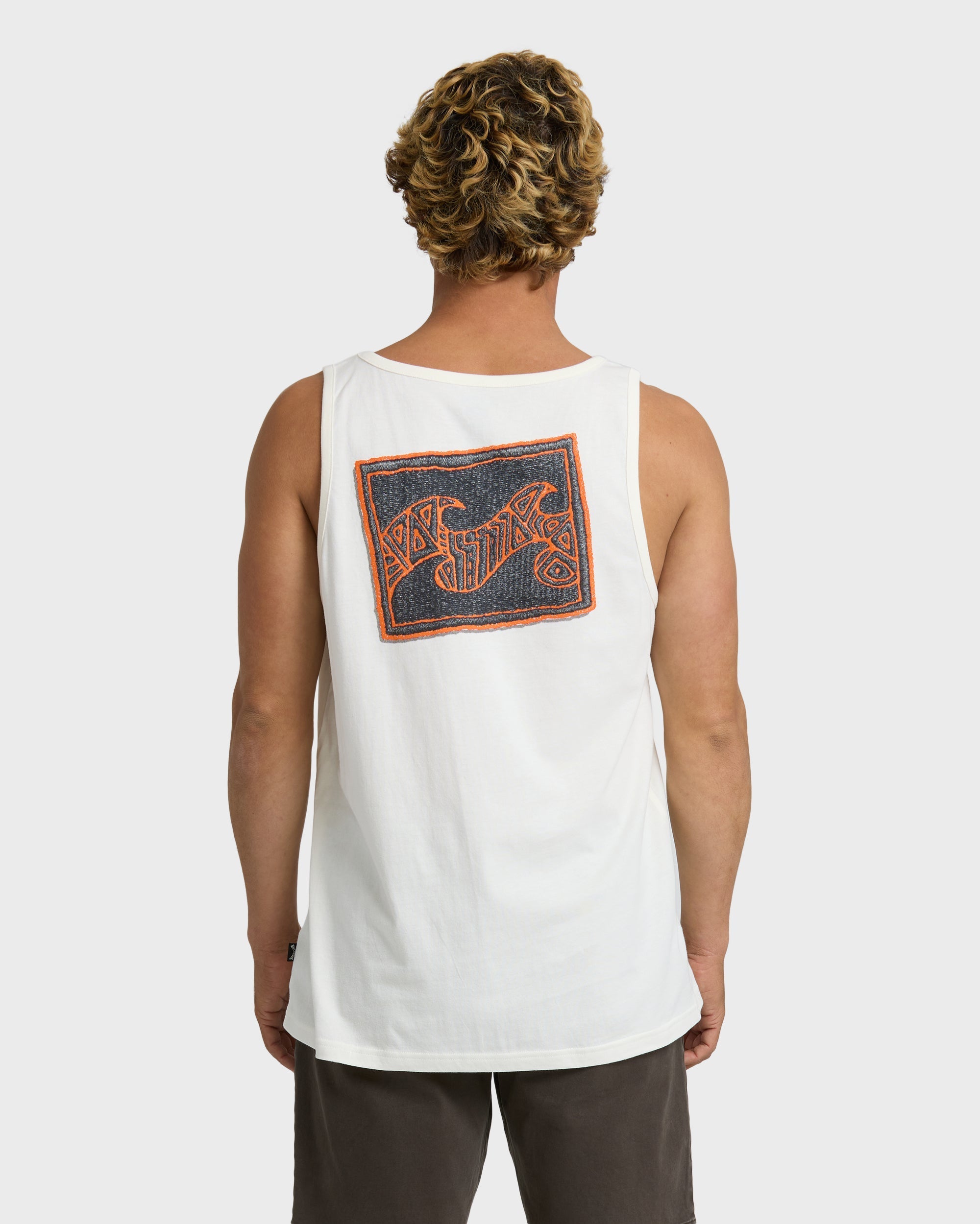 Billabong Crayon Wave Tank - Off White