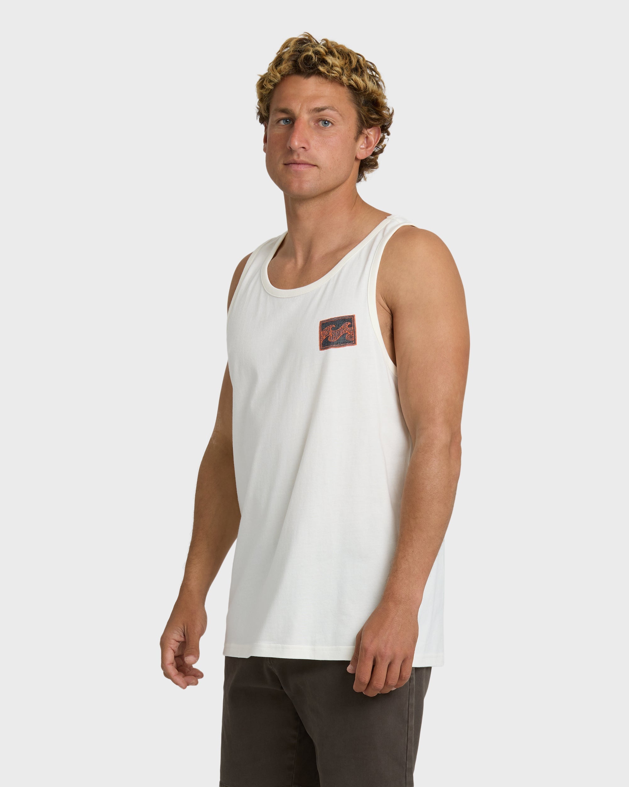 Billabong Crayon Wave Tank - Off White