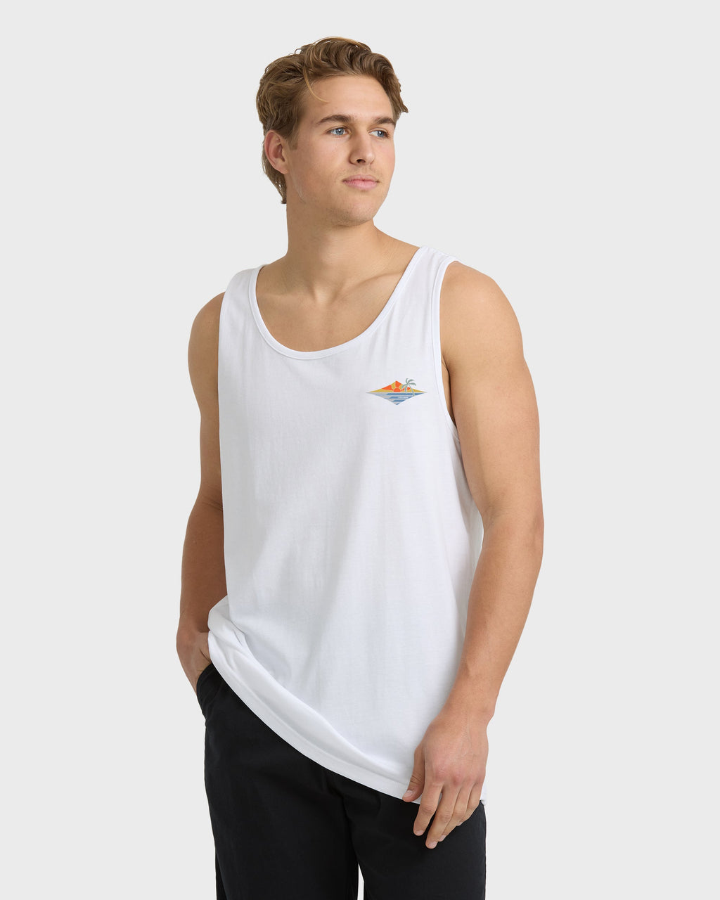 Billabong Point Of View Premium Tank - White