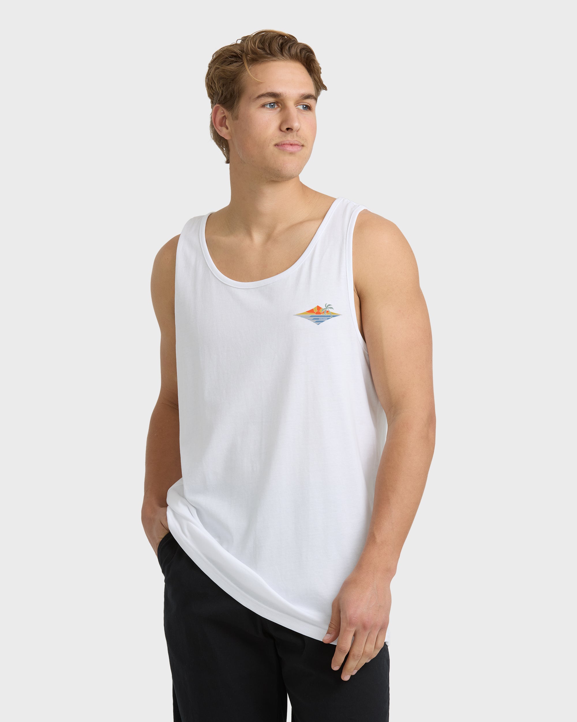 Billabong Point Of View Premium Tank - White