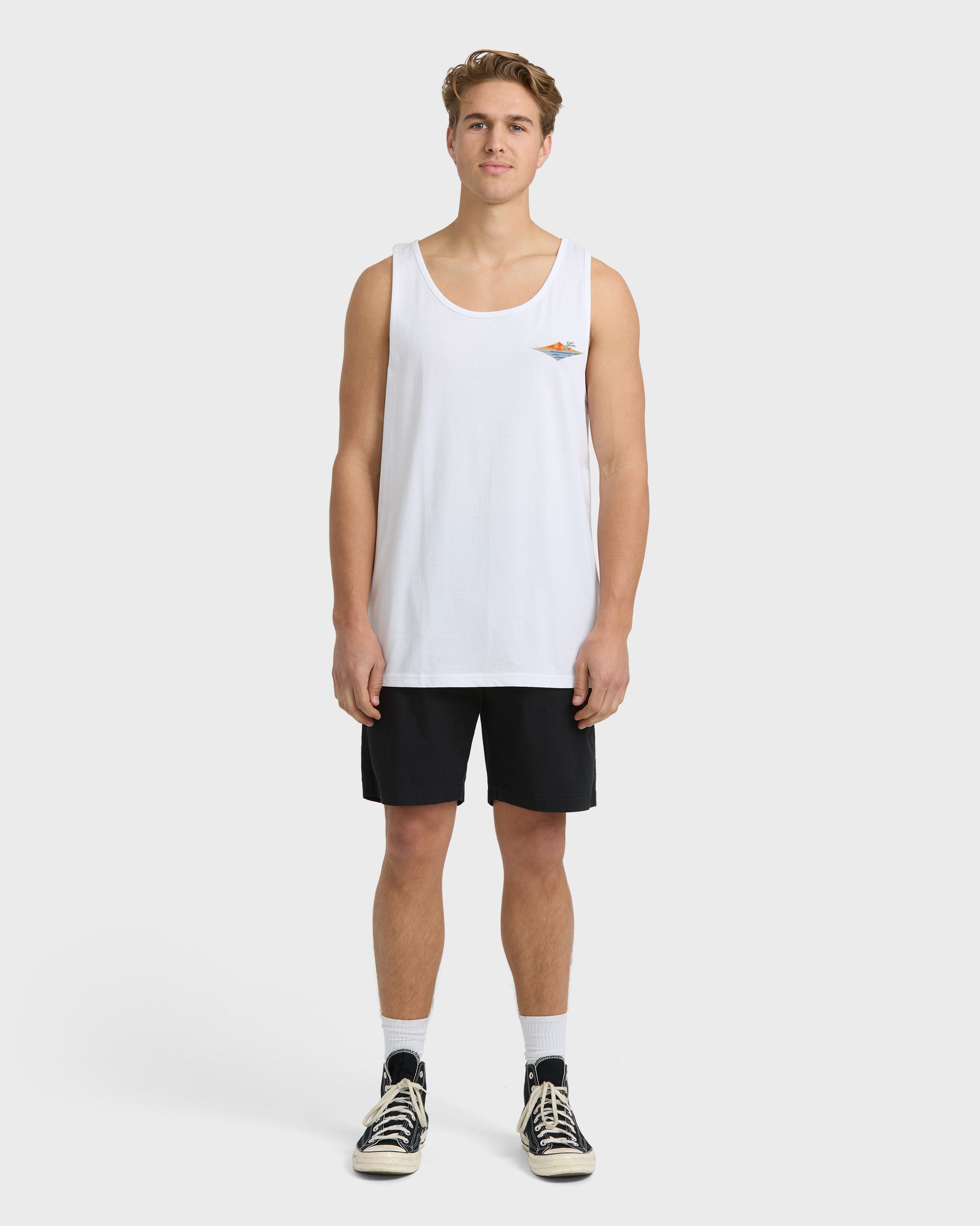Billabong Point Of View Premium Tank - White