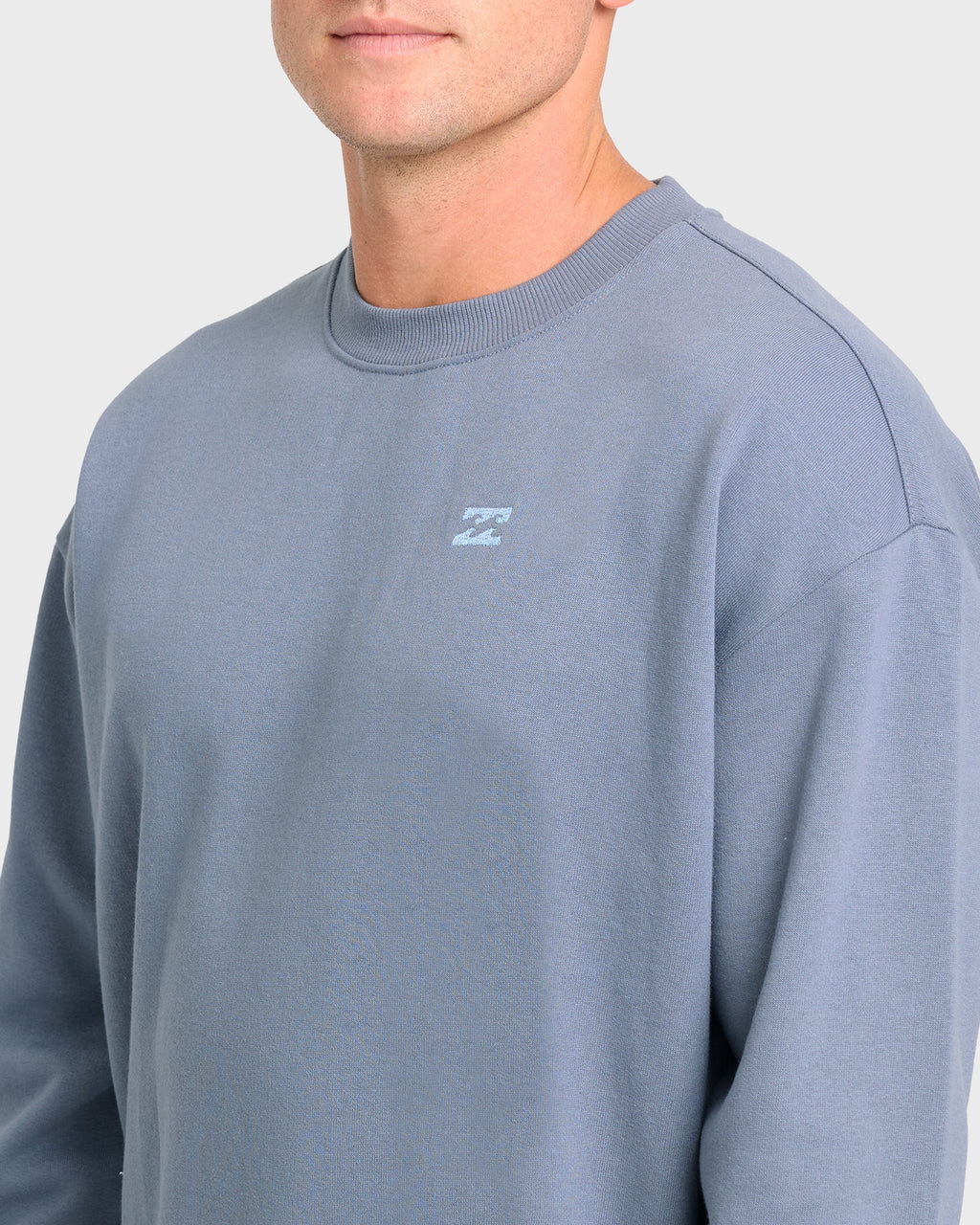 Billabong Rhodes Crewneck Sweatshirt - Denim Chambray