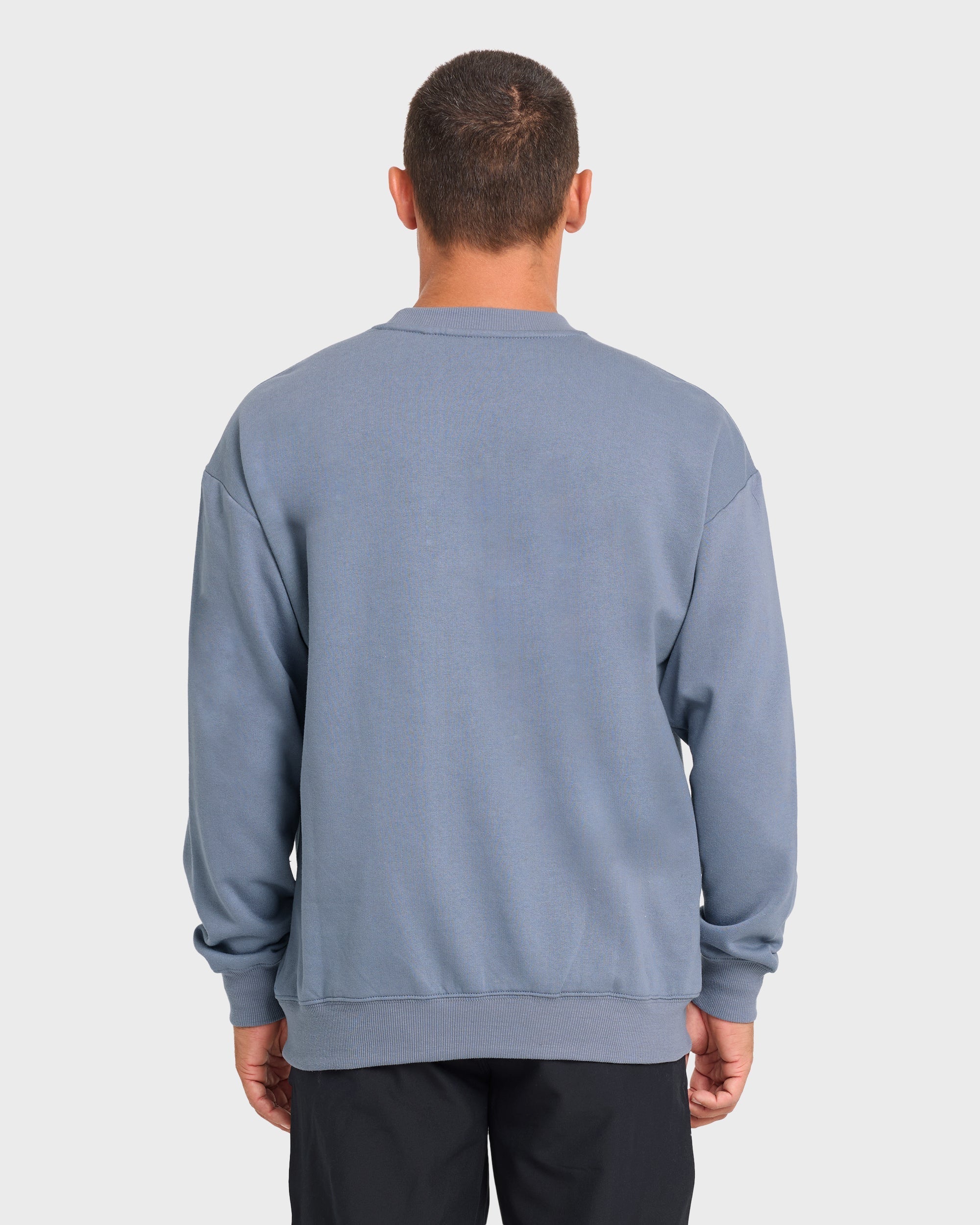 Billabong Rhodes Crewneck Sweatshirt - Denim Chambray