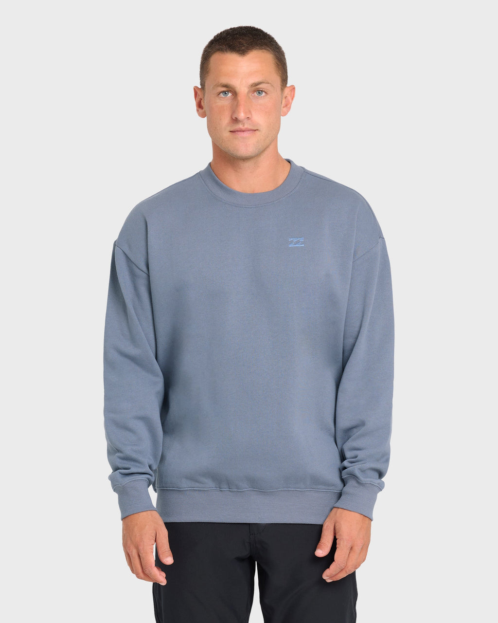 Billabong Rhodes Crewneck Sweatshirt - Denim Chambray