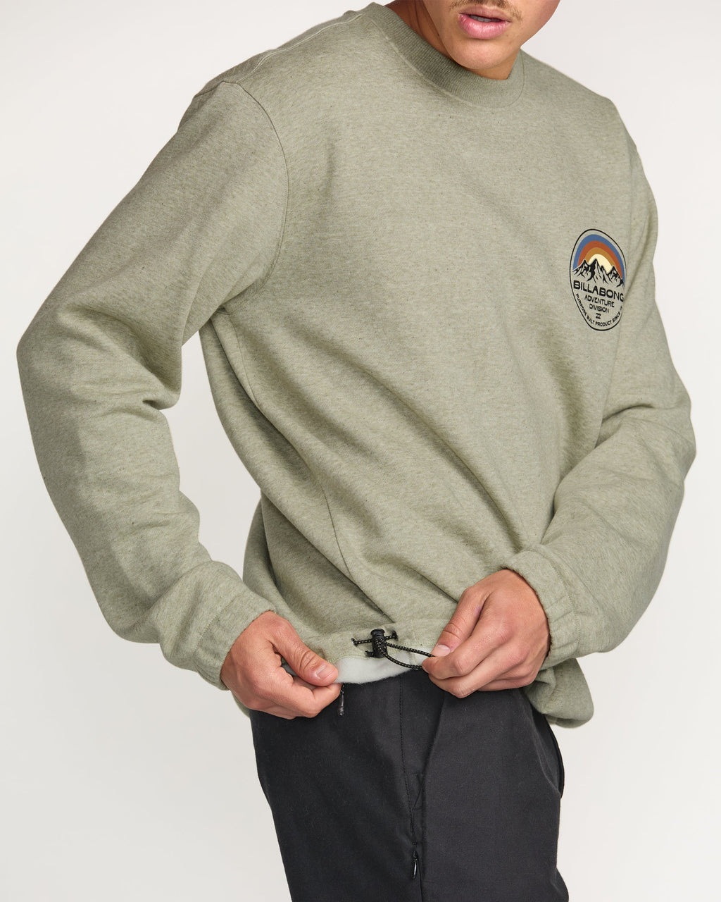 Billabong Compass Crew Sweatshirt - Sage Heather