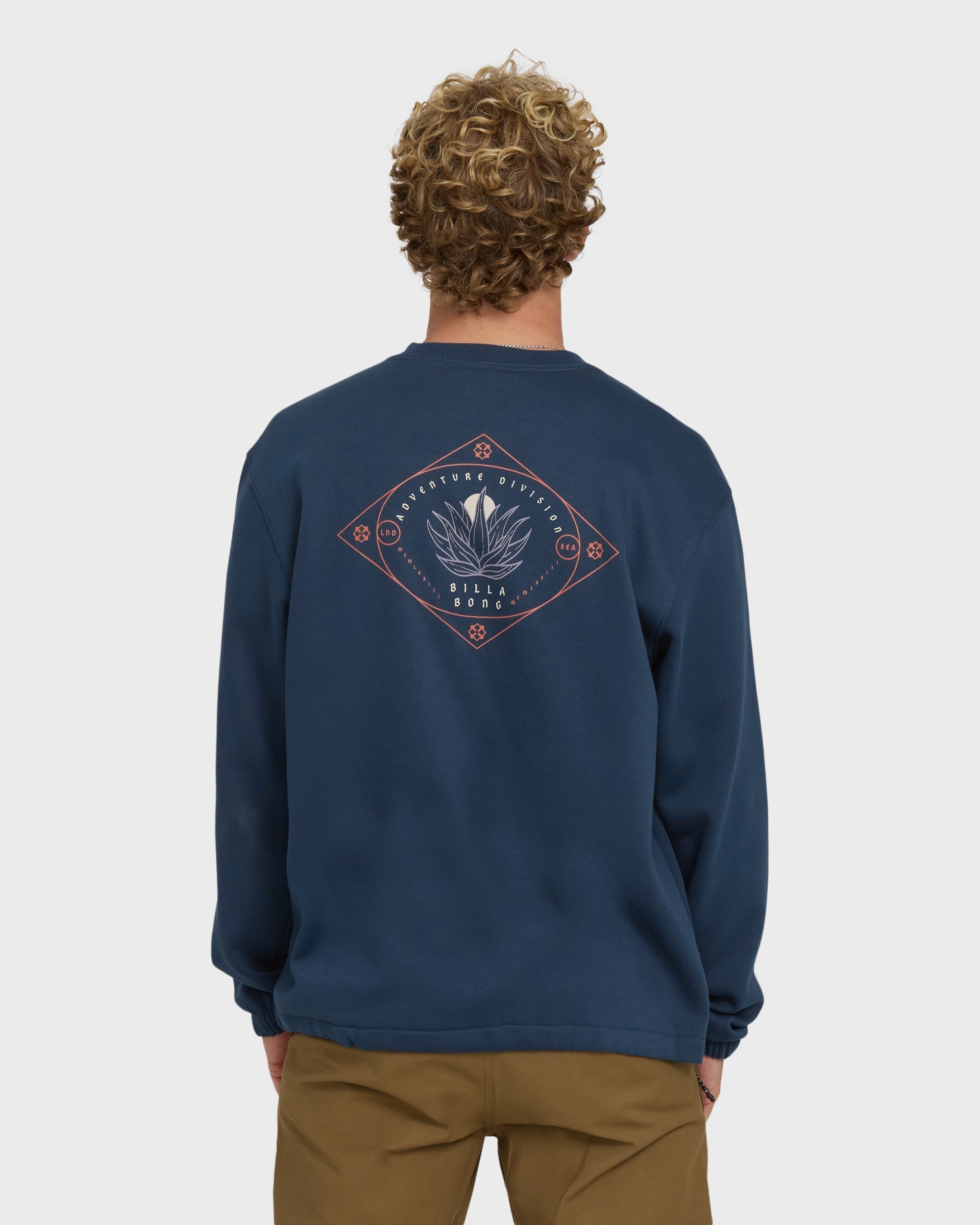 Billabong Compass Crewneck Sweatshirt - Dark Blue