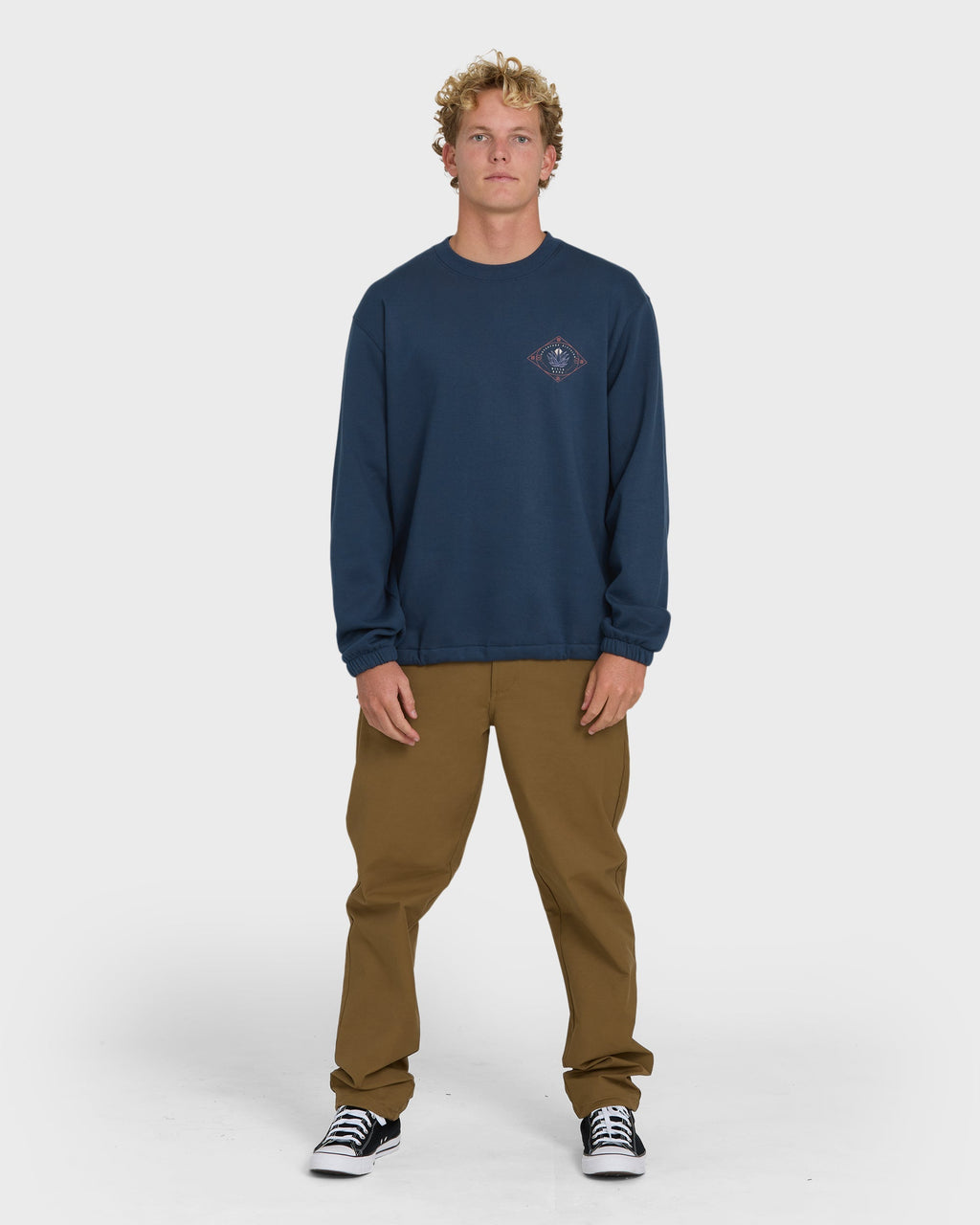 Billabong Compass Crewneck Sweatshirt - Dark Blue