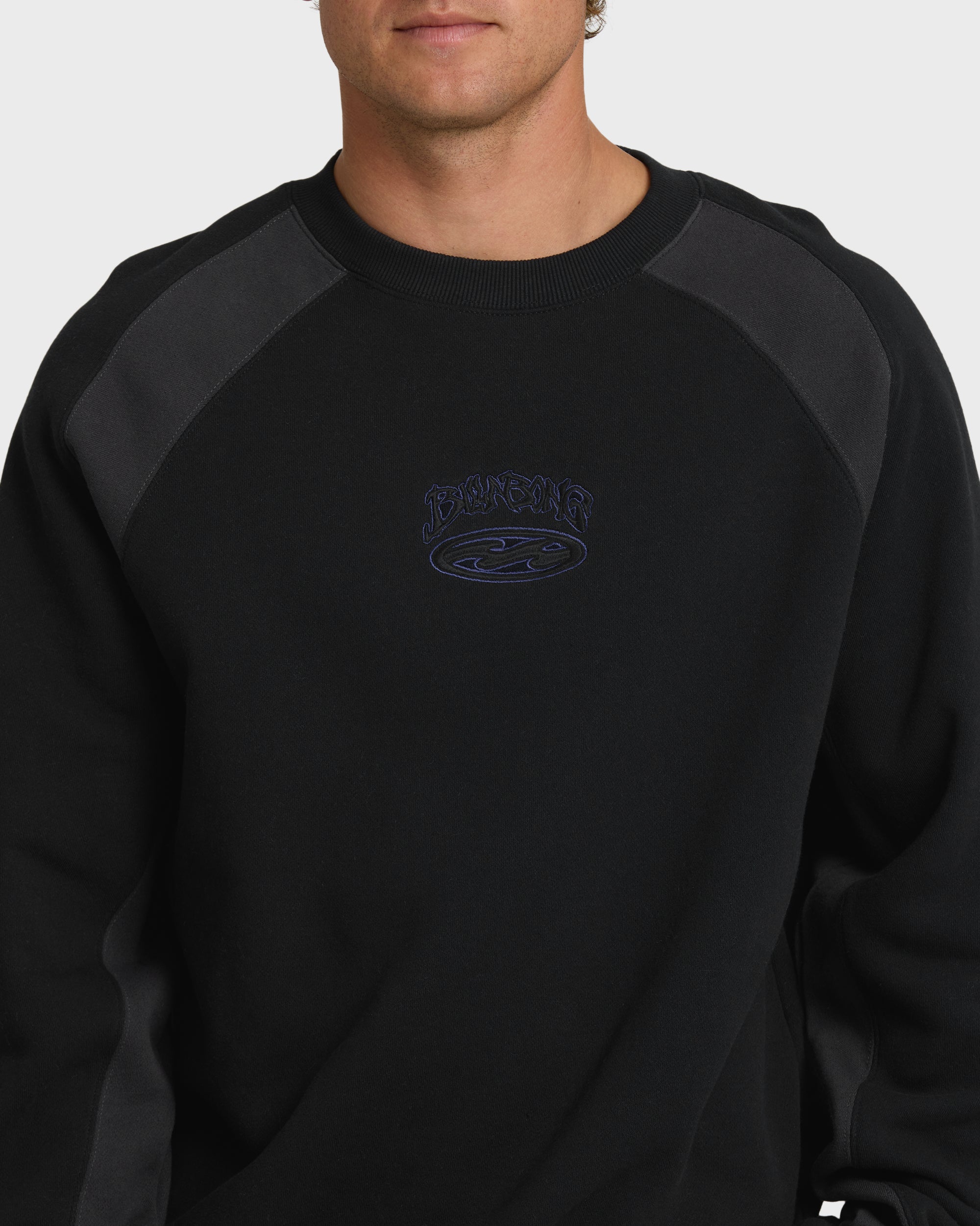 Billabong Bad Dog Crewneck Sweatshirt - Black