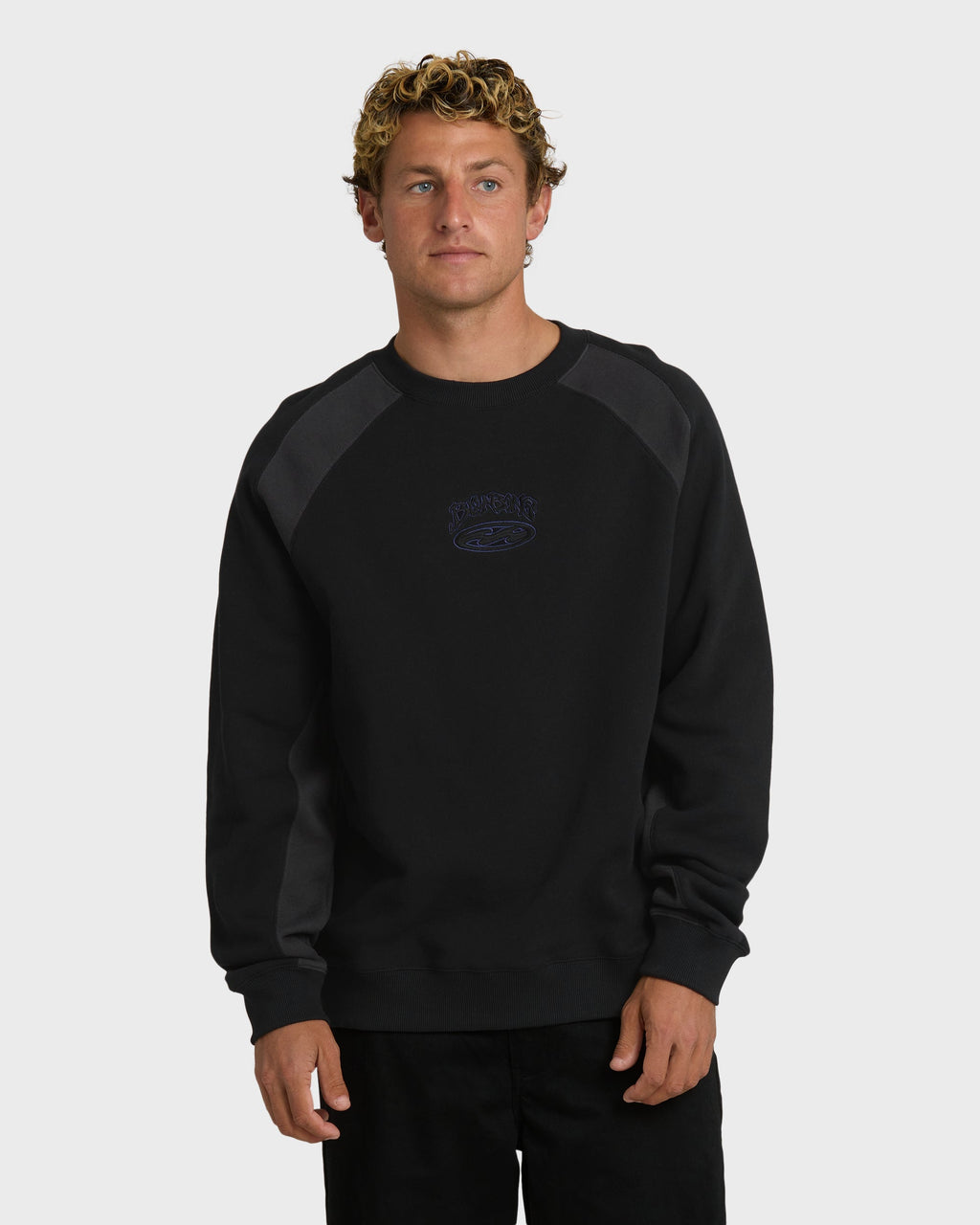 Billabong Bad Dog Crewneck Sweatshirt - Black