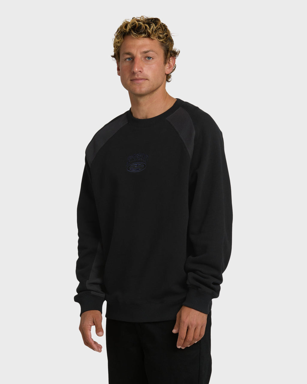 Billabong Bad Dog Crewneck Sweatshirt - Black