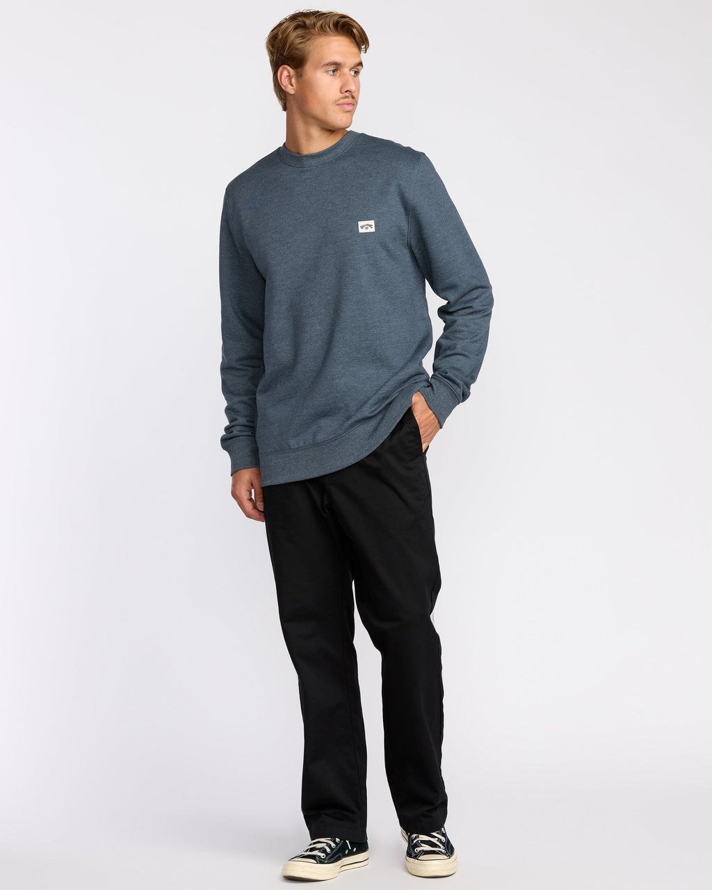 Billabong All Day Crewneck Sweatshirt - Midnight Blue