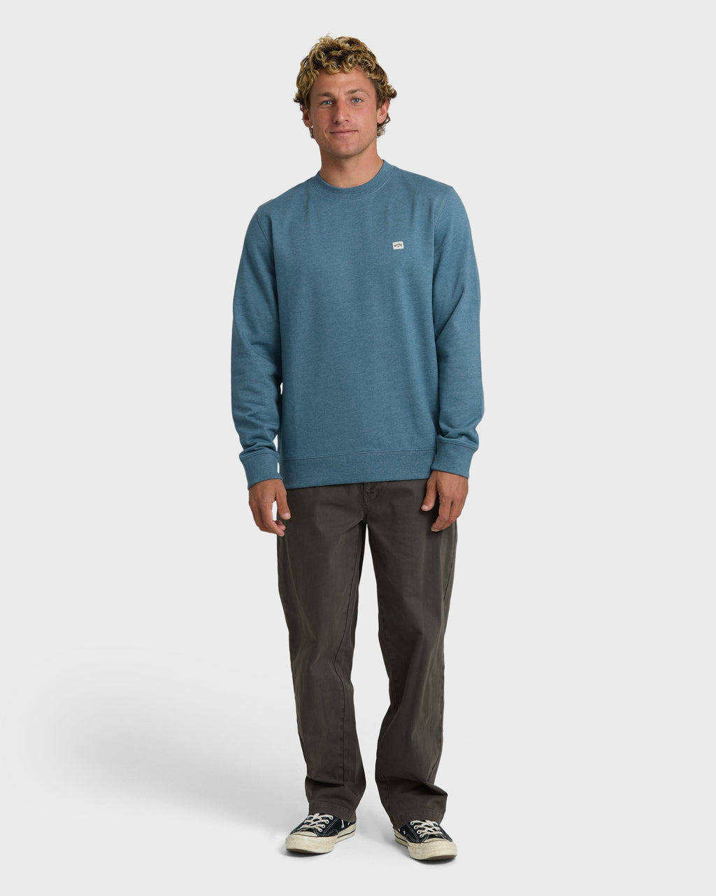 Billabong All Day Crewneck Sweatshirt - Real Teal