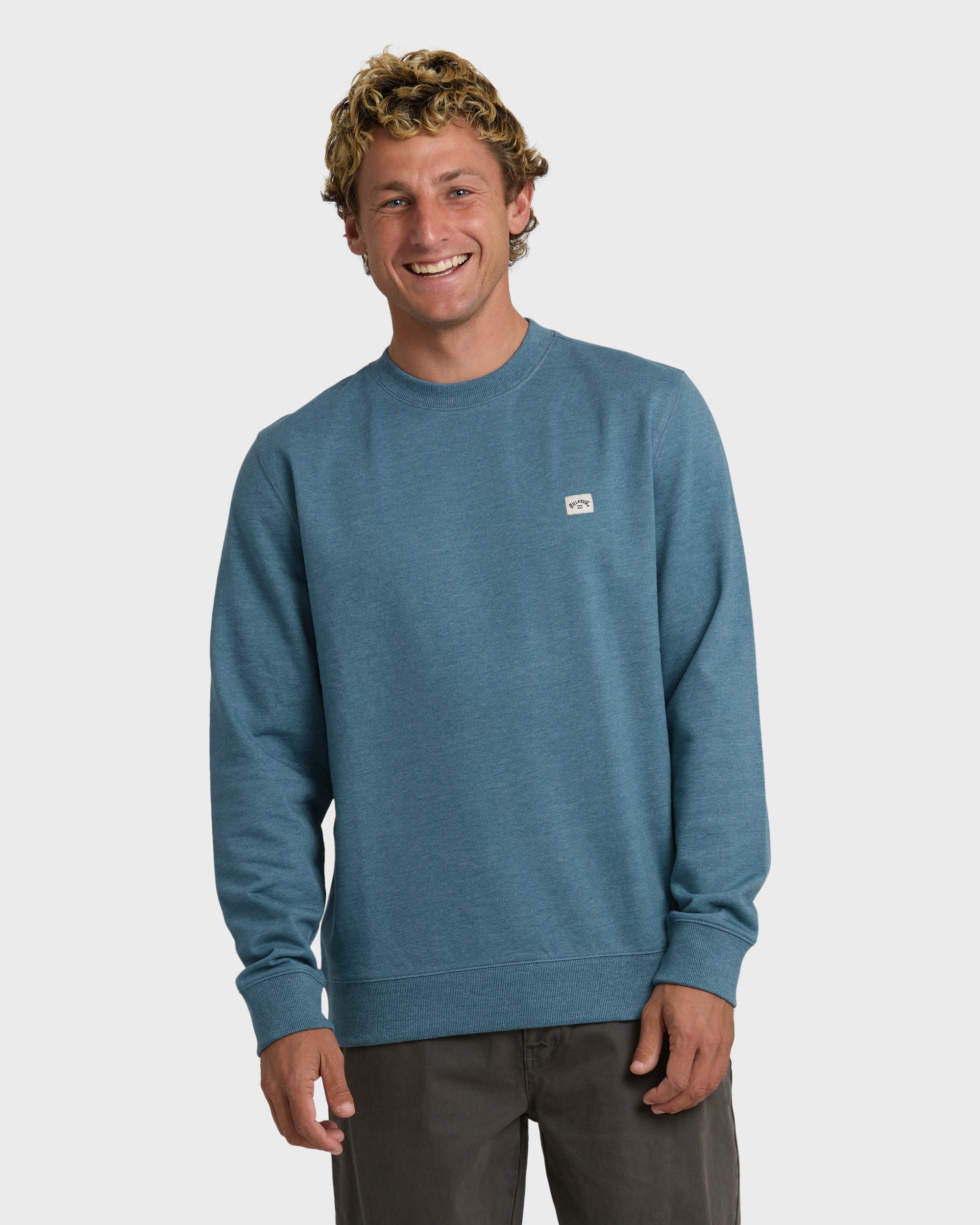 Billabong All Day Crewneck Sweatshirt - Real Teal