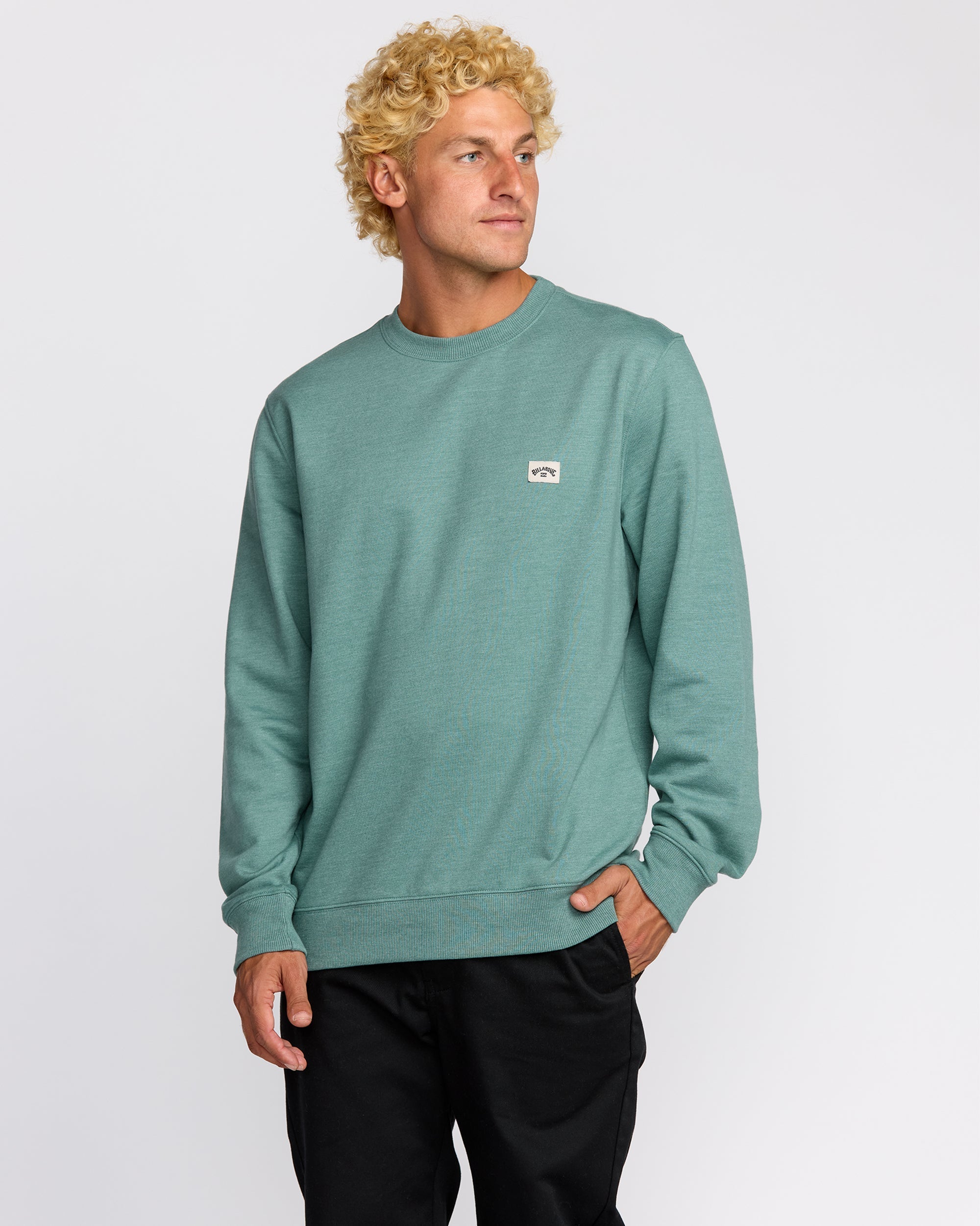Billabong All Day Crewneck Sweatshirt - Sage Green