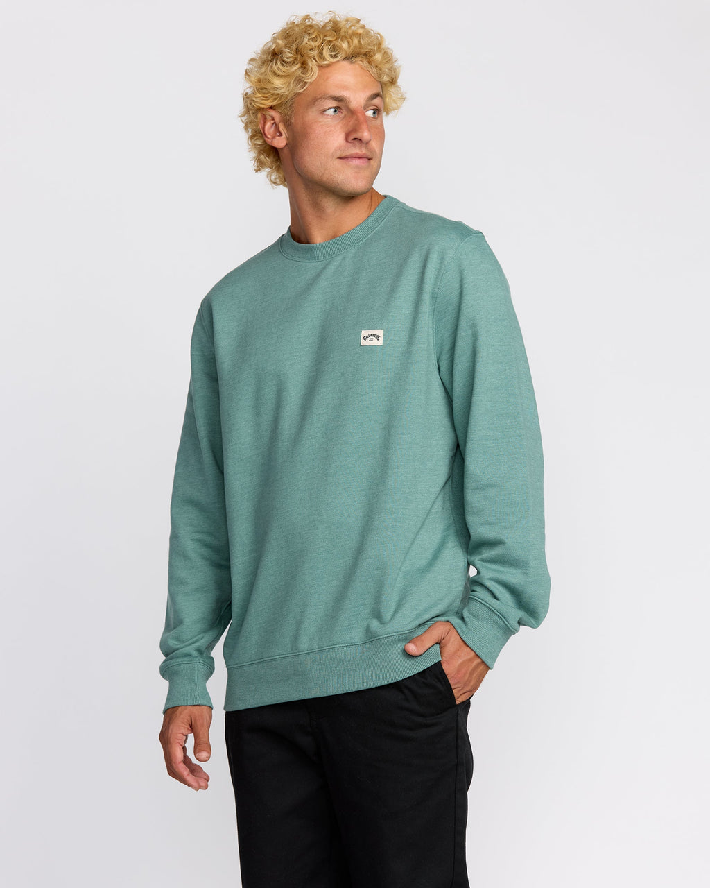 Billabong All Day Crewneck Sweatshirt - Sage Green