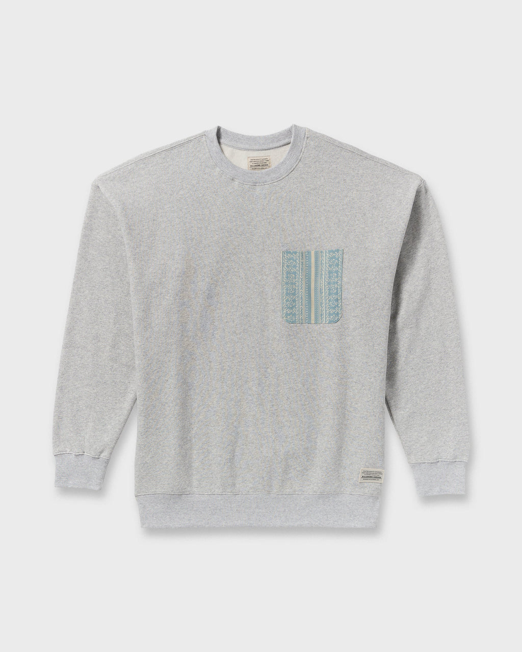 Billabong Austin Garage Crew Sweatshirt - Lt Grey Htr