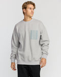 Billabong Austin Garage Crew Sweatshirt - Lt Grey Htr