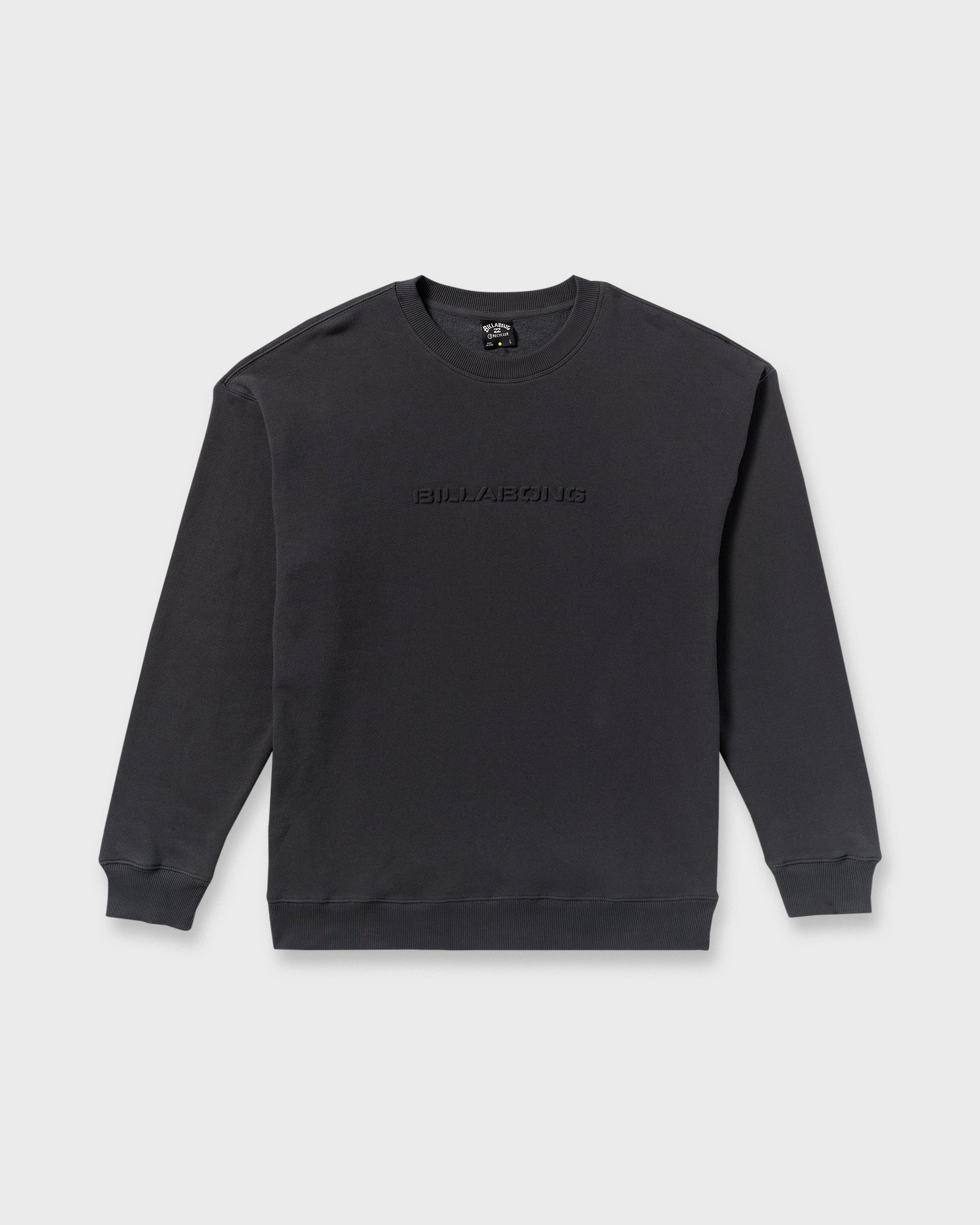 Billabong Iconic Emboss Crewneck Sweatshirt - Black