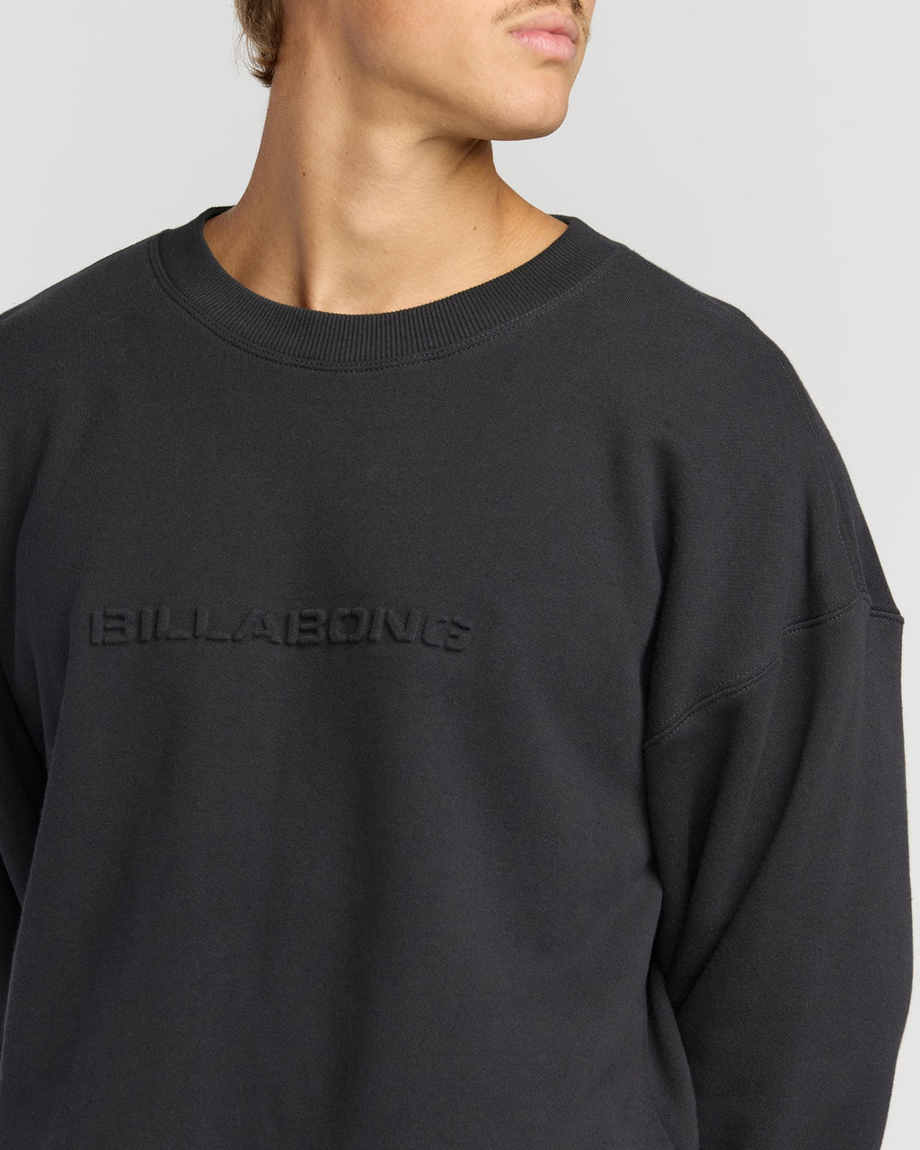 Billabong Iconic Emboss Crewneck Sweatshirt - Black