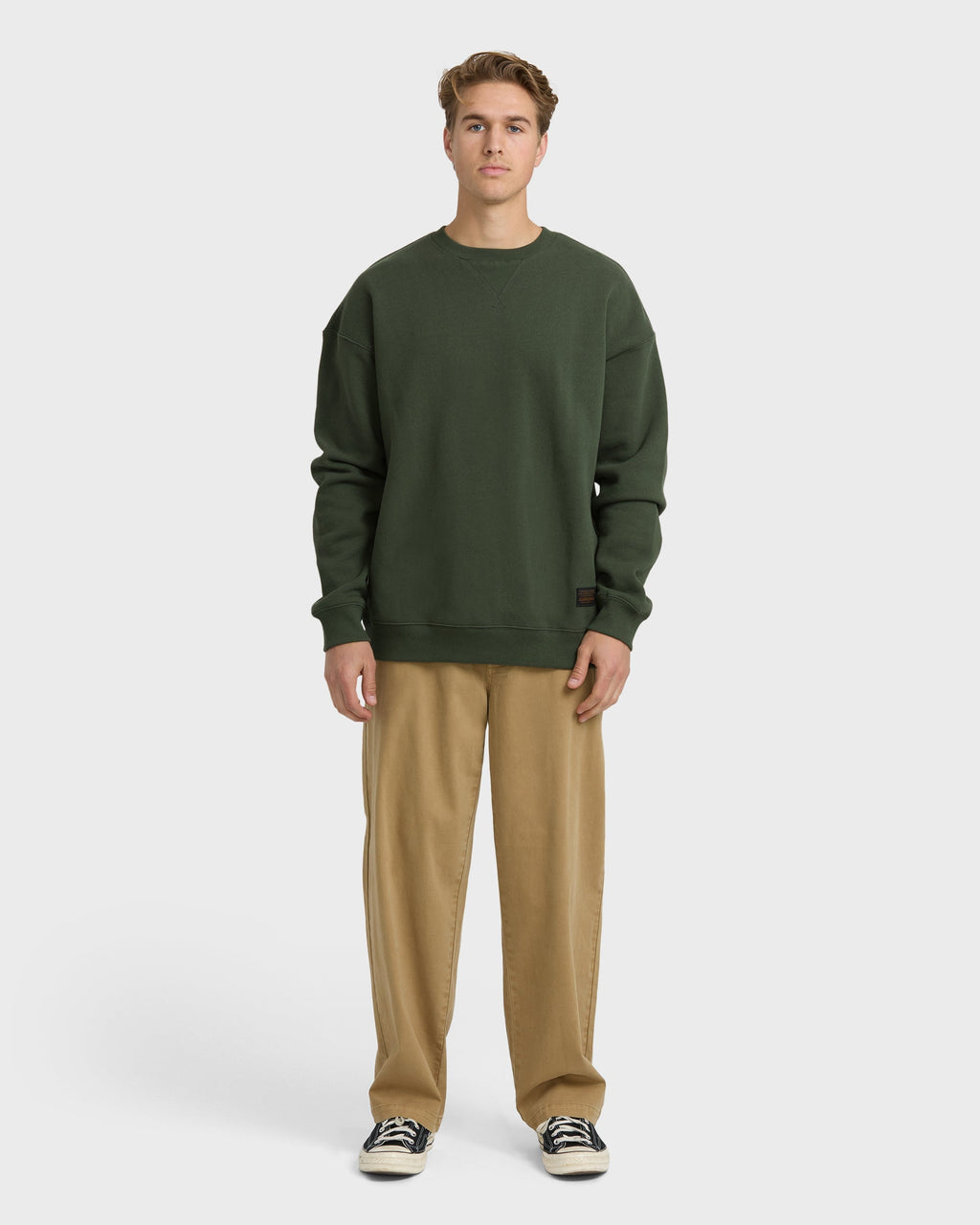 Billabong Fort Garage Crewneck Sweatshirt - Olive