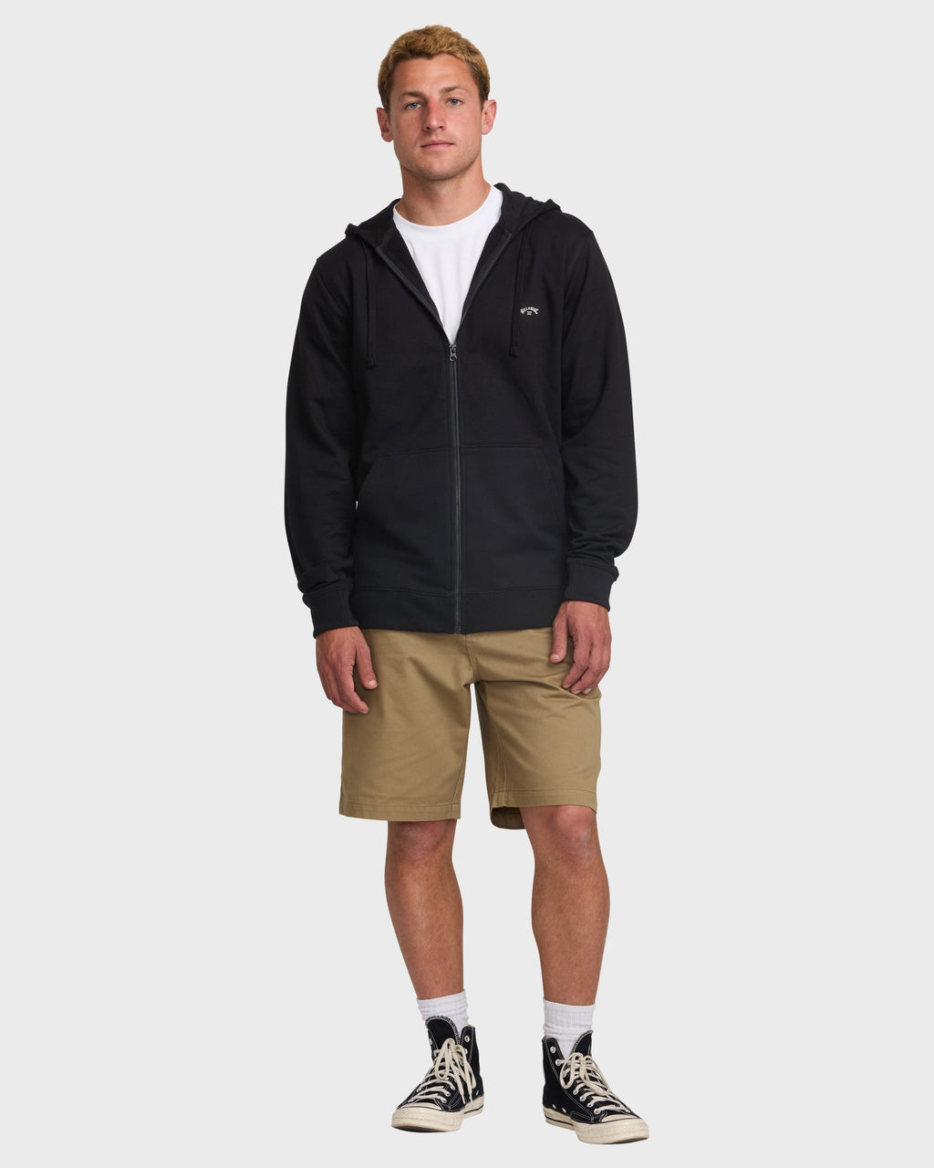 Billabong All Day Zip Front Hoodie - Black
