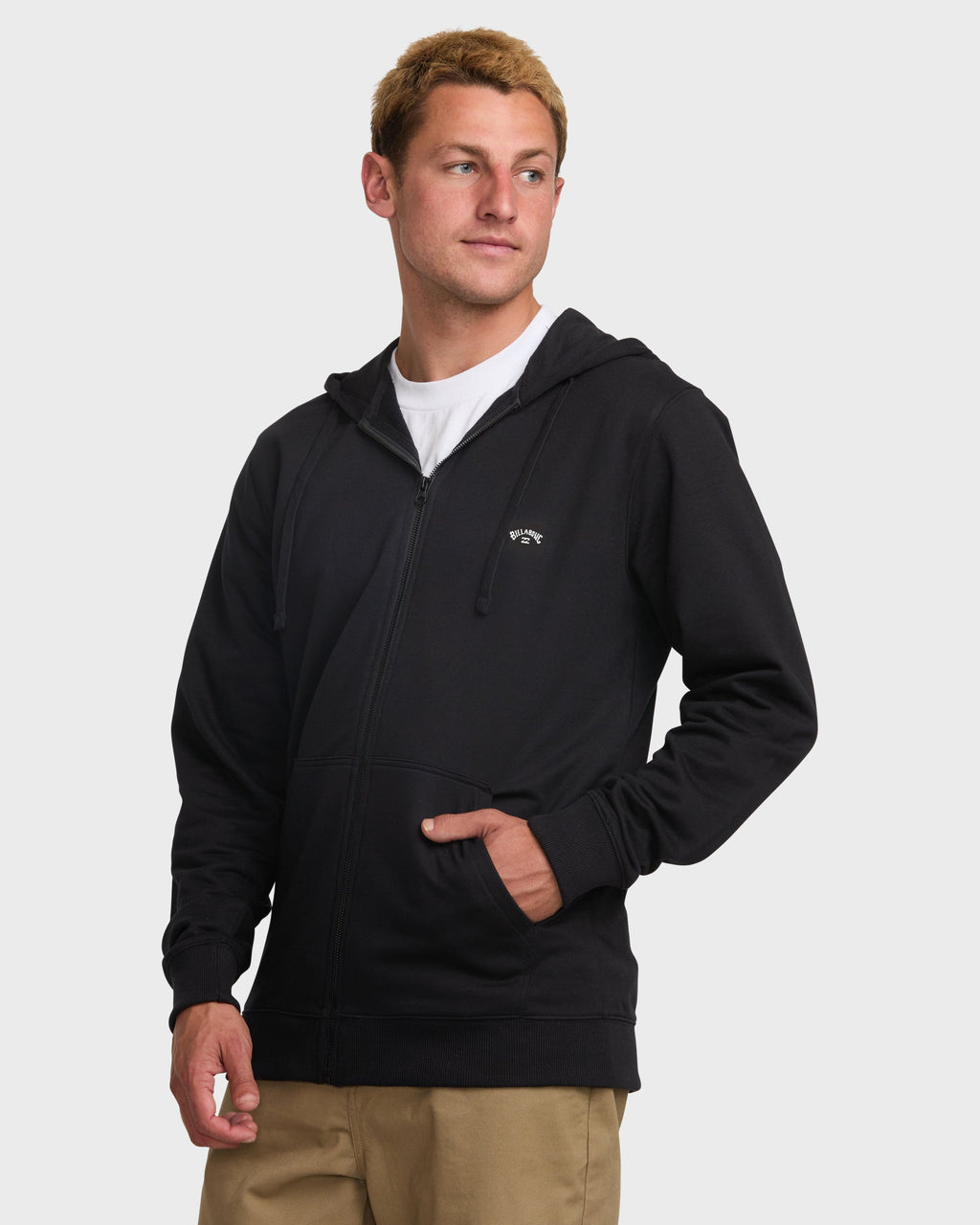 Billabong All Day Zip Front Hoodie - Black