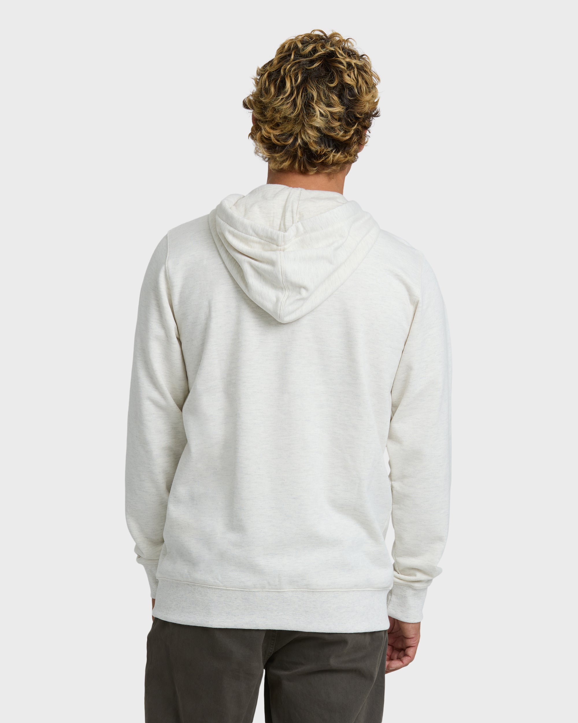 Billabong All Day Zip Front Hoodie - Light Gray Heather