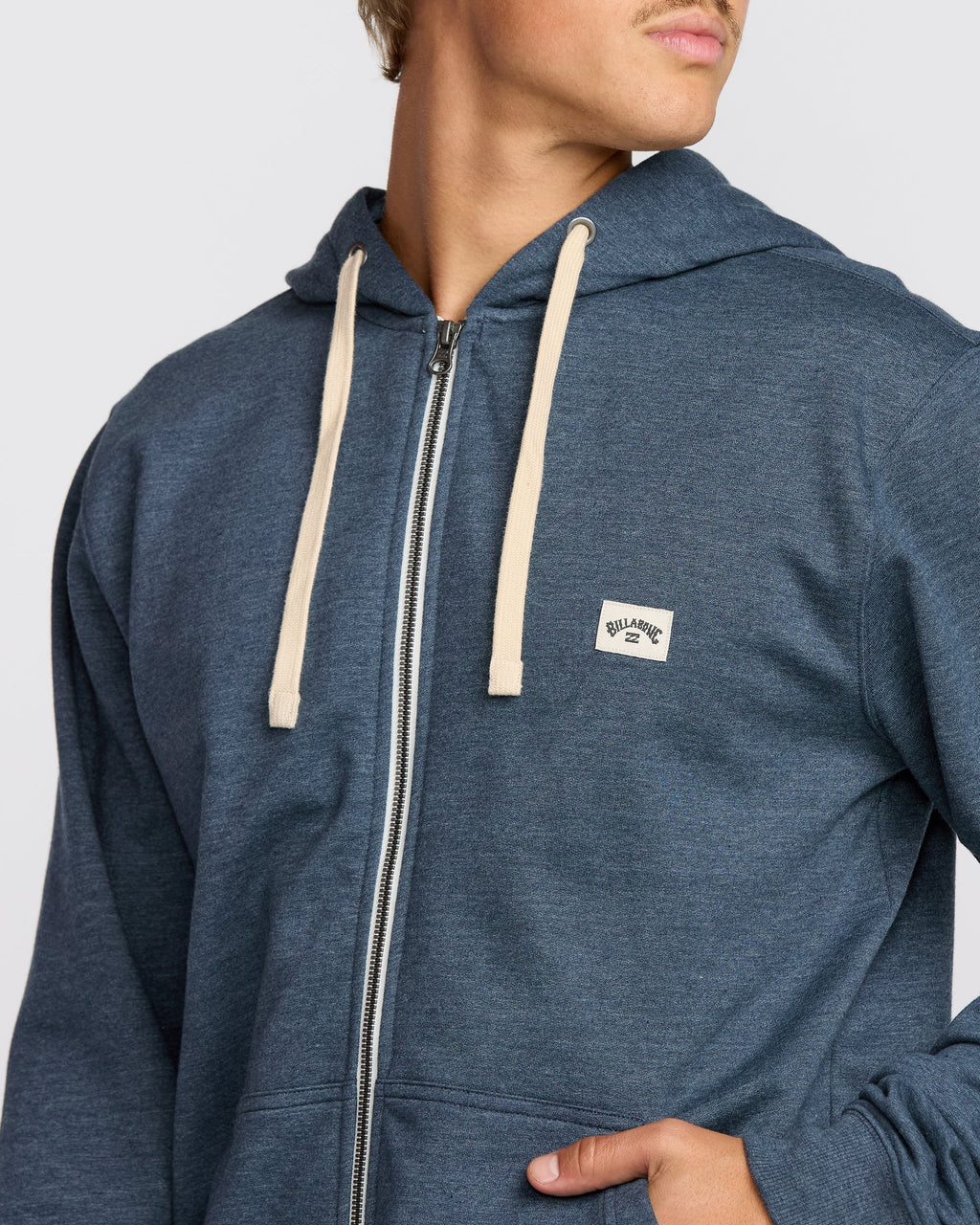 Billabong All Day Zip Front Hoodie - Midnight Blue