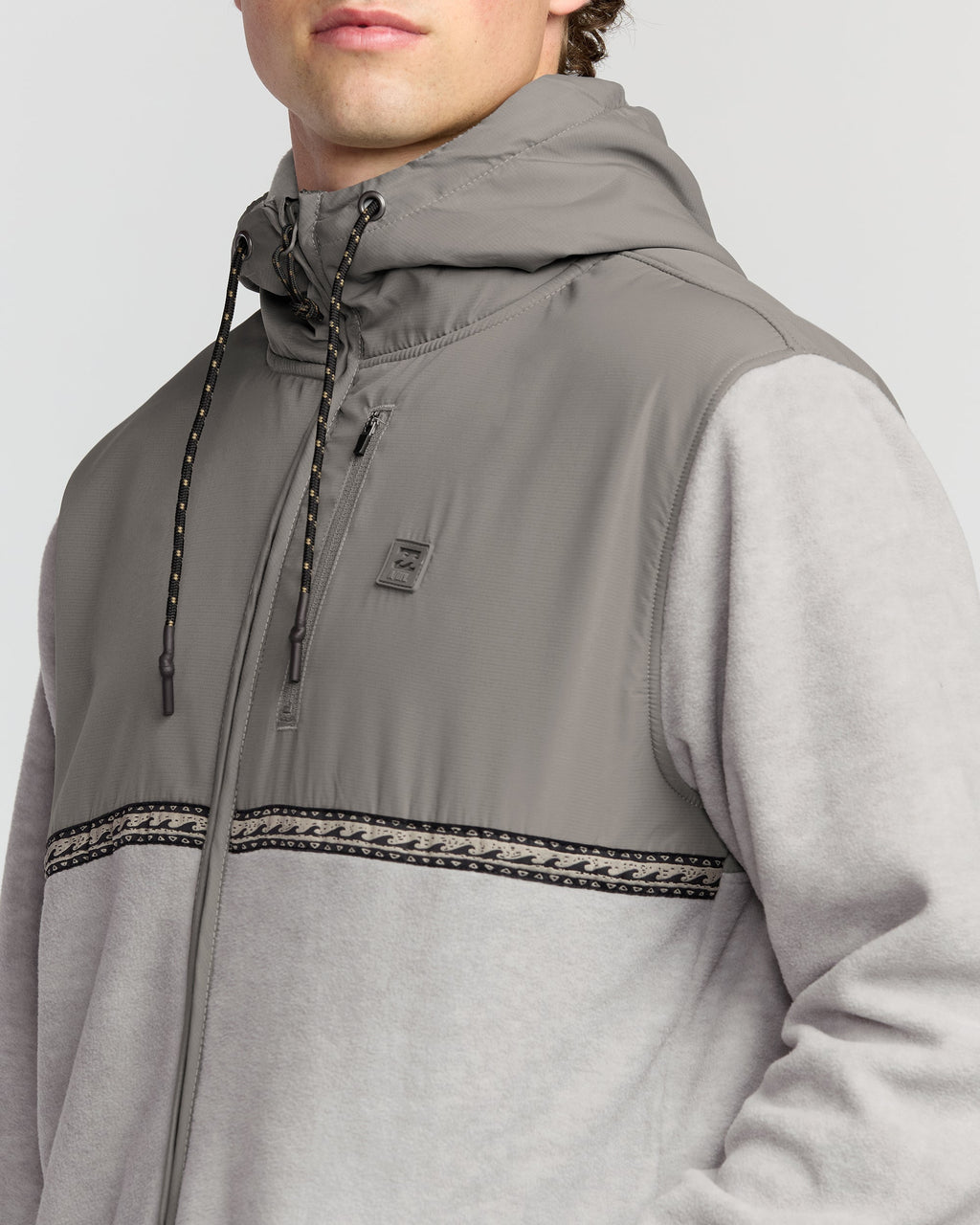 Billabong Boundary Lite Zip Sweatshirt - Gray Heather