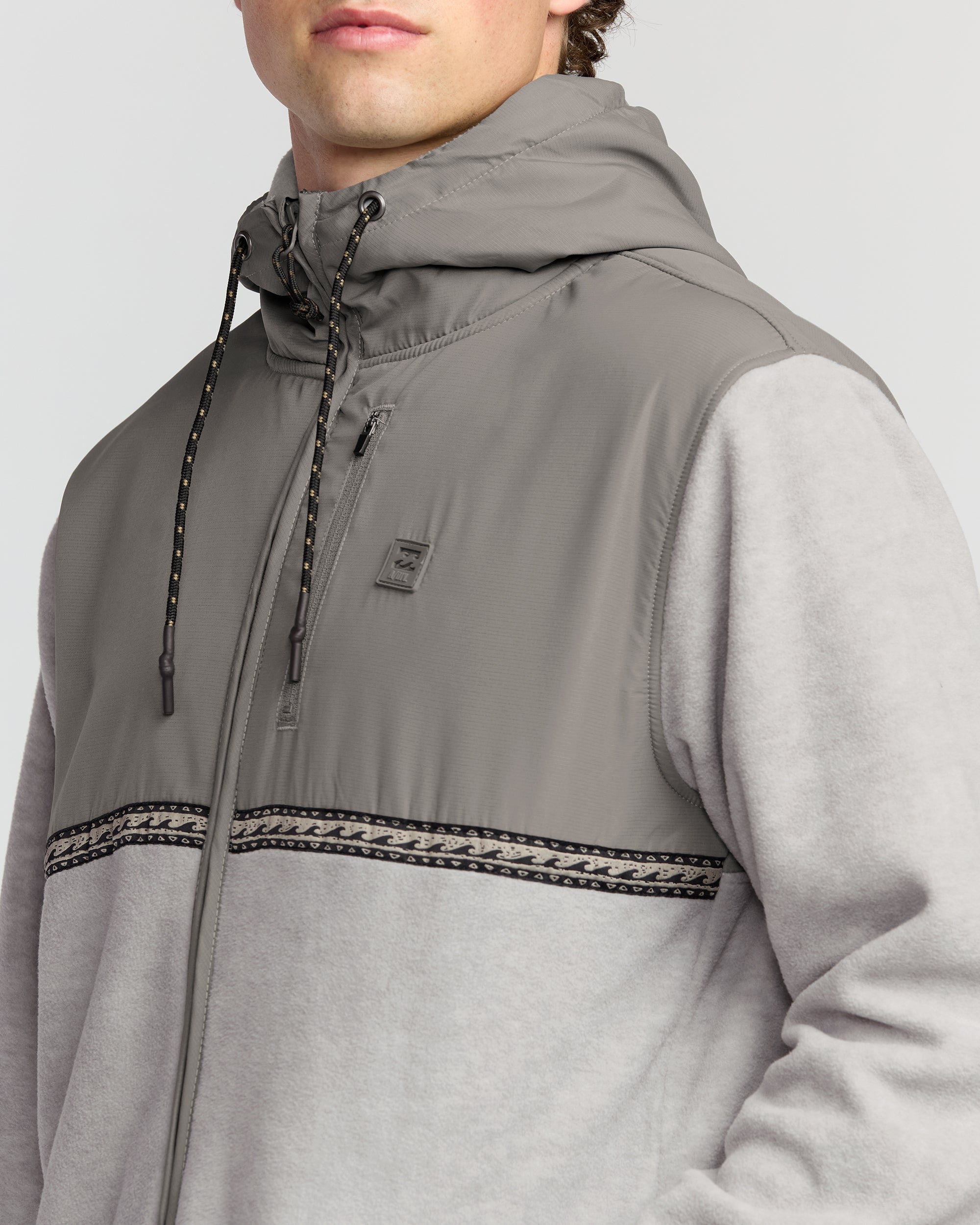 Billabong Boundary Lite Zip Sweatshirt - Gray Heather