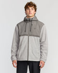 Billabong Boundary Lite Zip Sweatshirt - Gray Heather