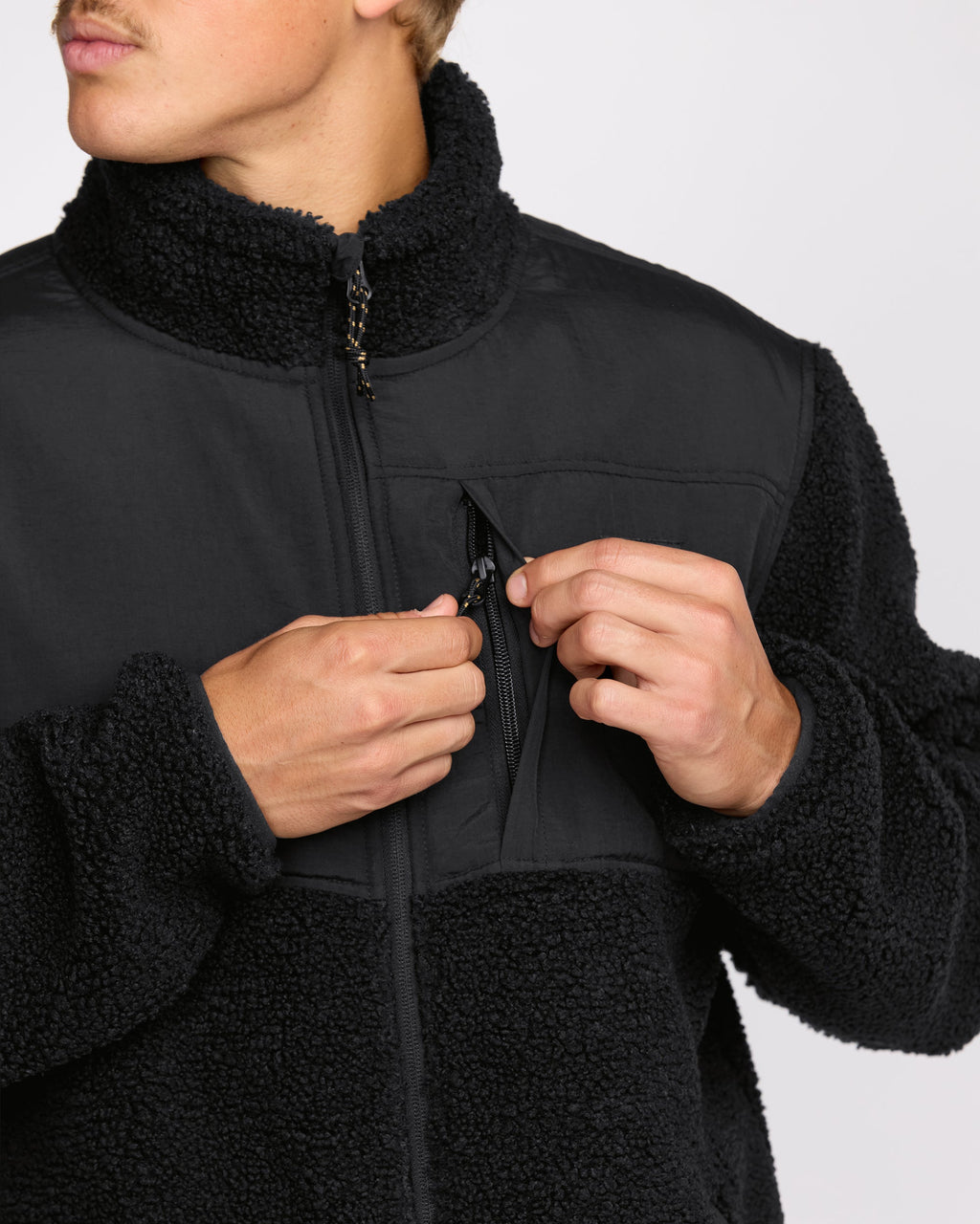 Billabong Boundary Summit Zip Sweatshirt - Black