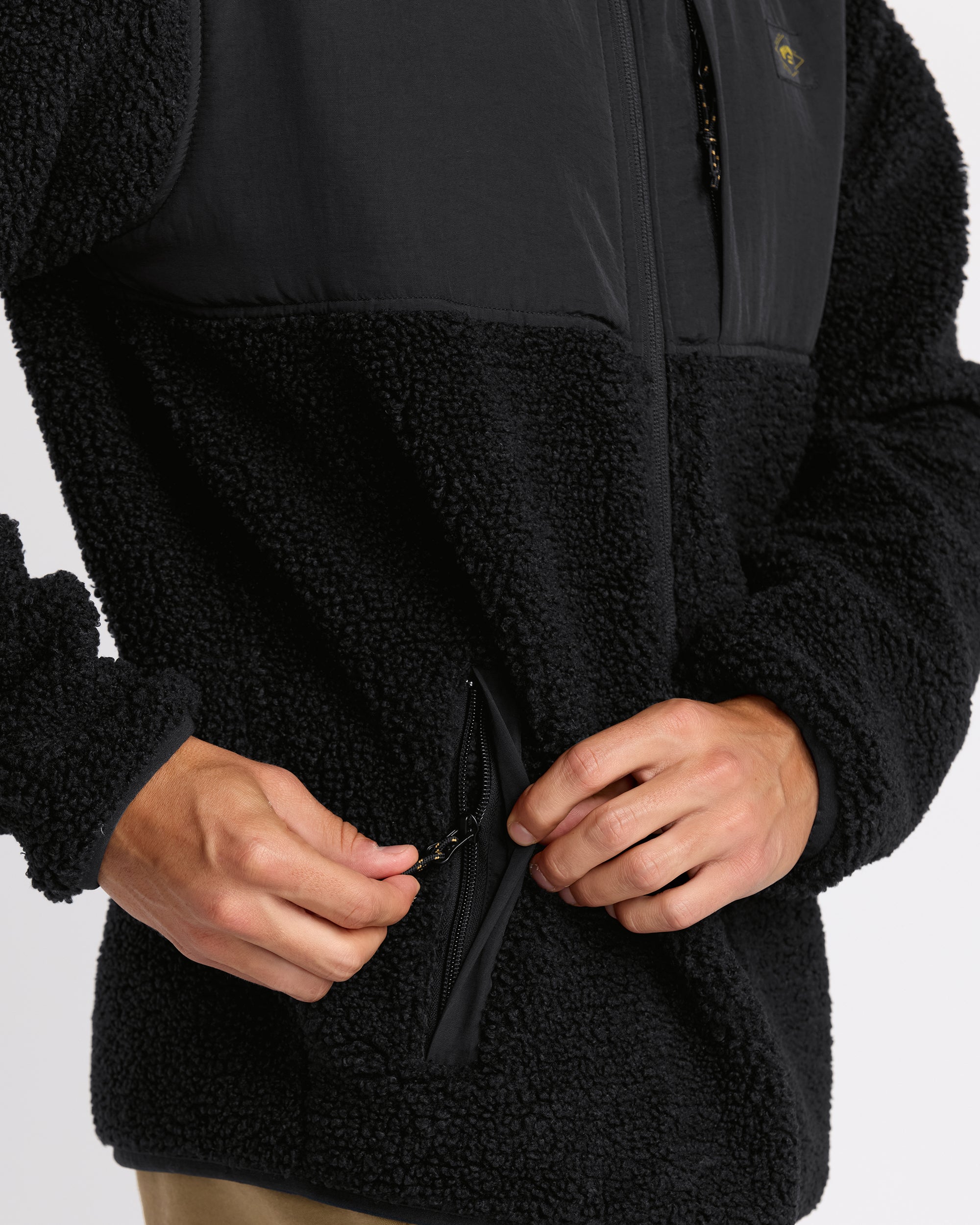 Billabong Boundary Summit Zip Sweatshirt - Black