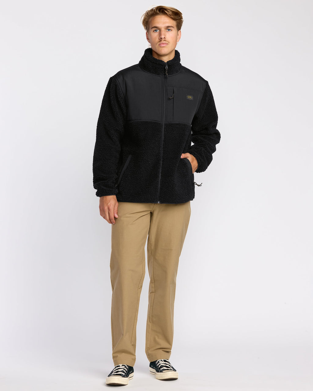 Billabong Boundary Summit Zip Sweatshirt - Black