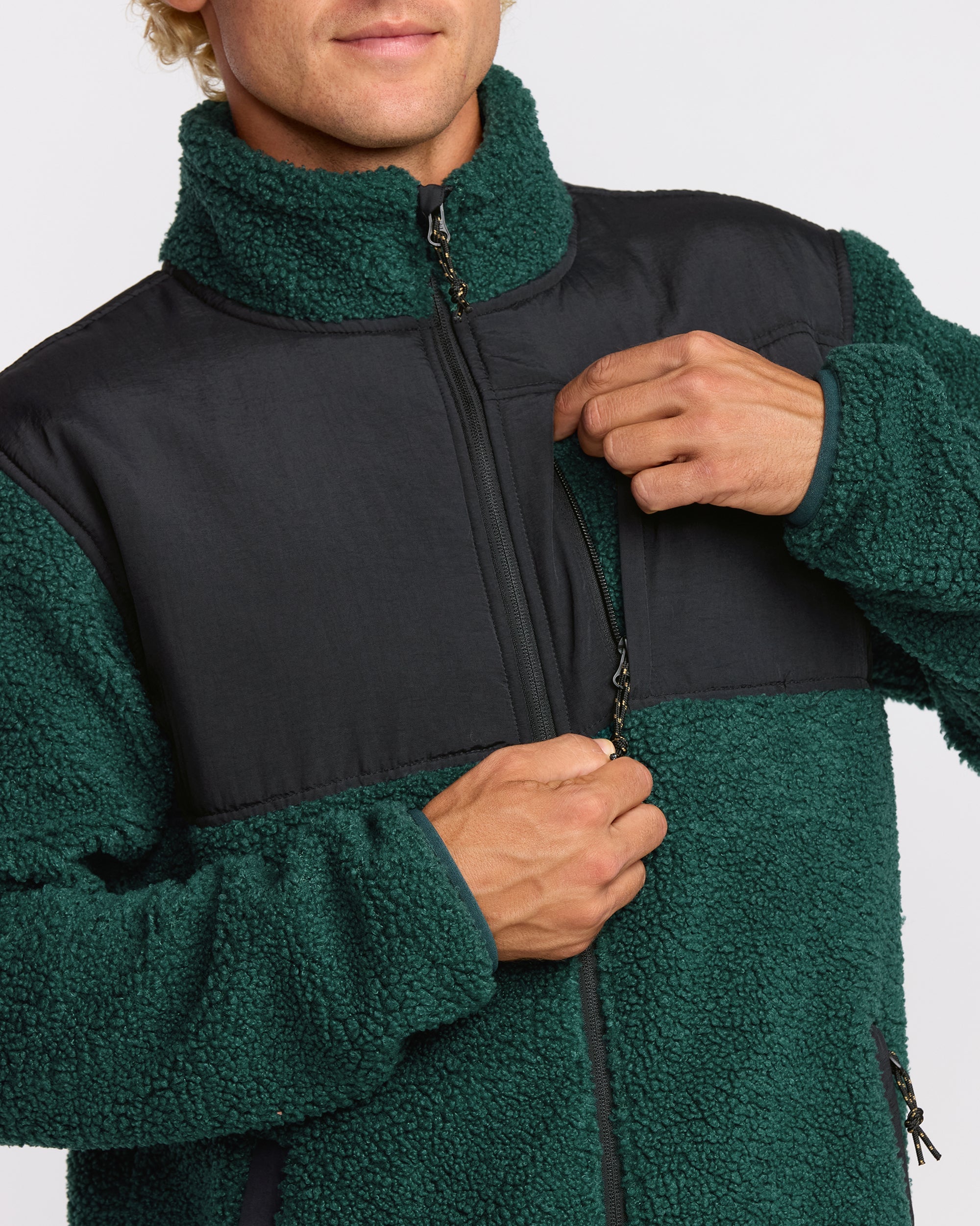 Billabong Boundary Summit Zip Sweatshirt - Pine