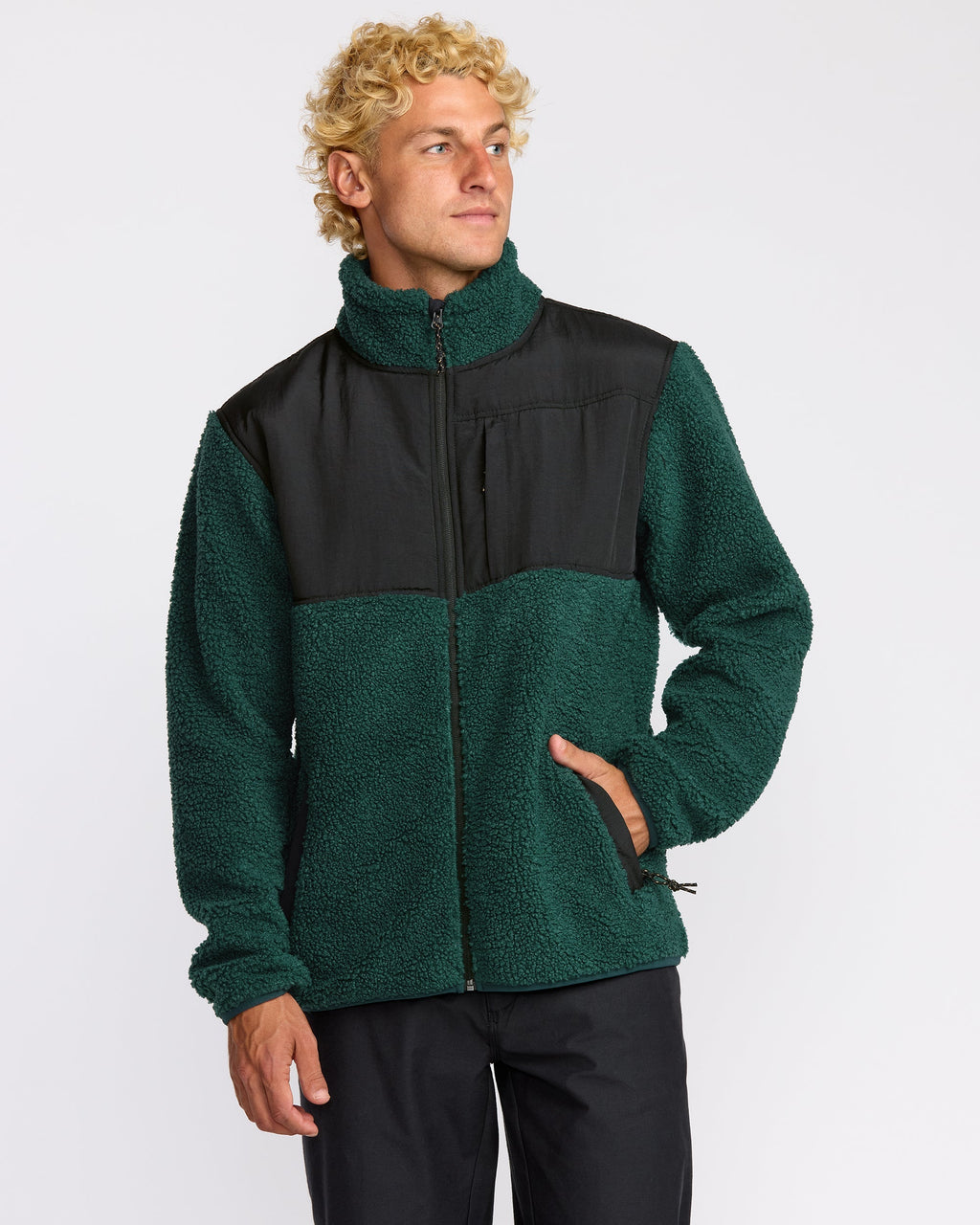Billabong Boundary Summit Zip Sweatshirt - Pine