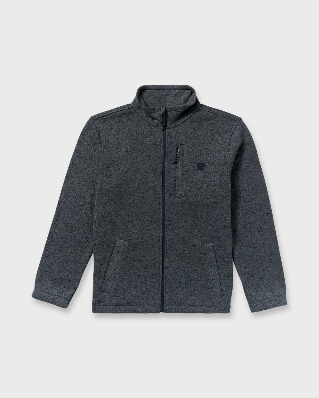 Billabong Boundary Mock Neck Zip Sweatshirt - Navy