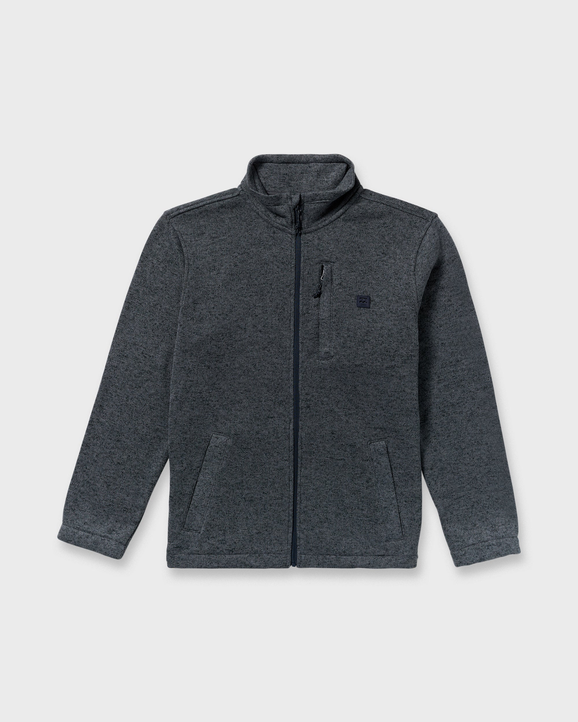 Billabong Boundary Mock Neck Zip Sweatshirt - Navy