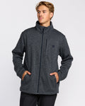 Billabong Boundary Mock Neck Zip Sweatshirt - Navy