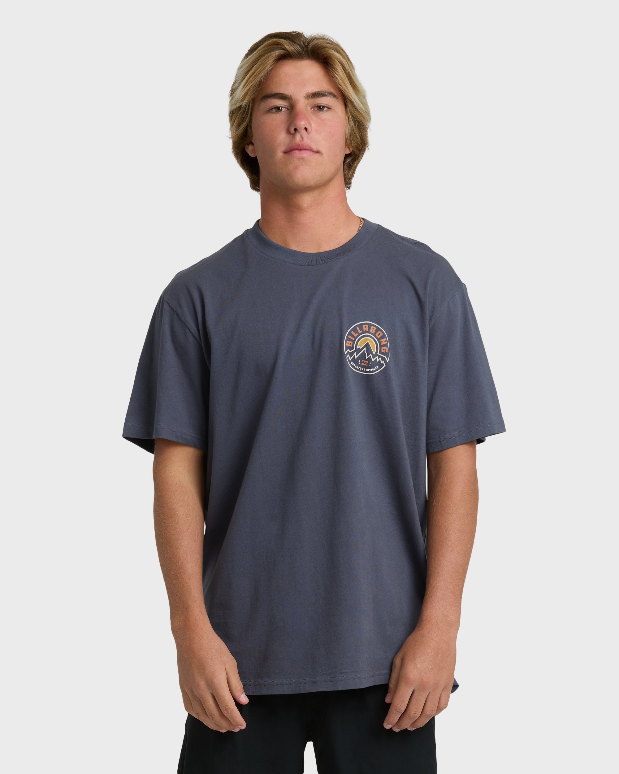 Billabong Rockies Adiv Premium Short Sleeve T-Shirt - Graystone