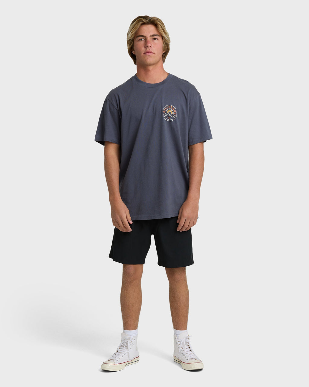 Billabong Rockies Adiv Premium Short Sleeve T-Shirt - Graystone